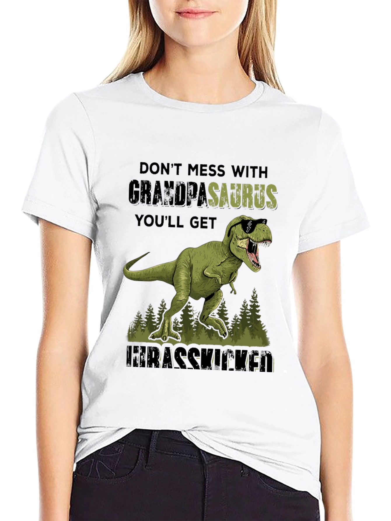 Grandpasaurus T-Shirt - Dont Mess With Grandpa!