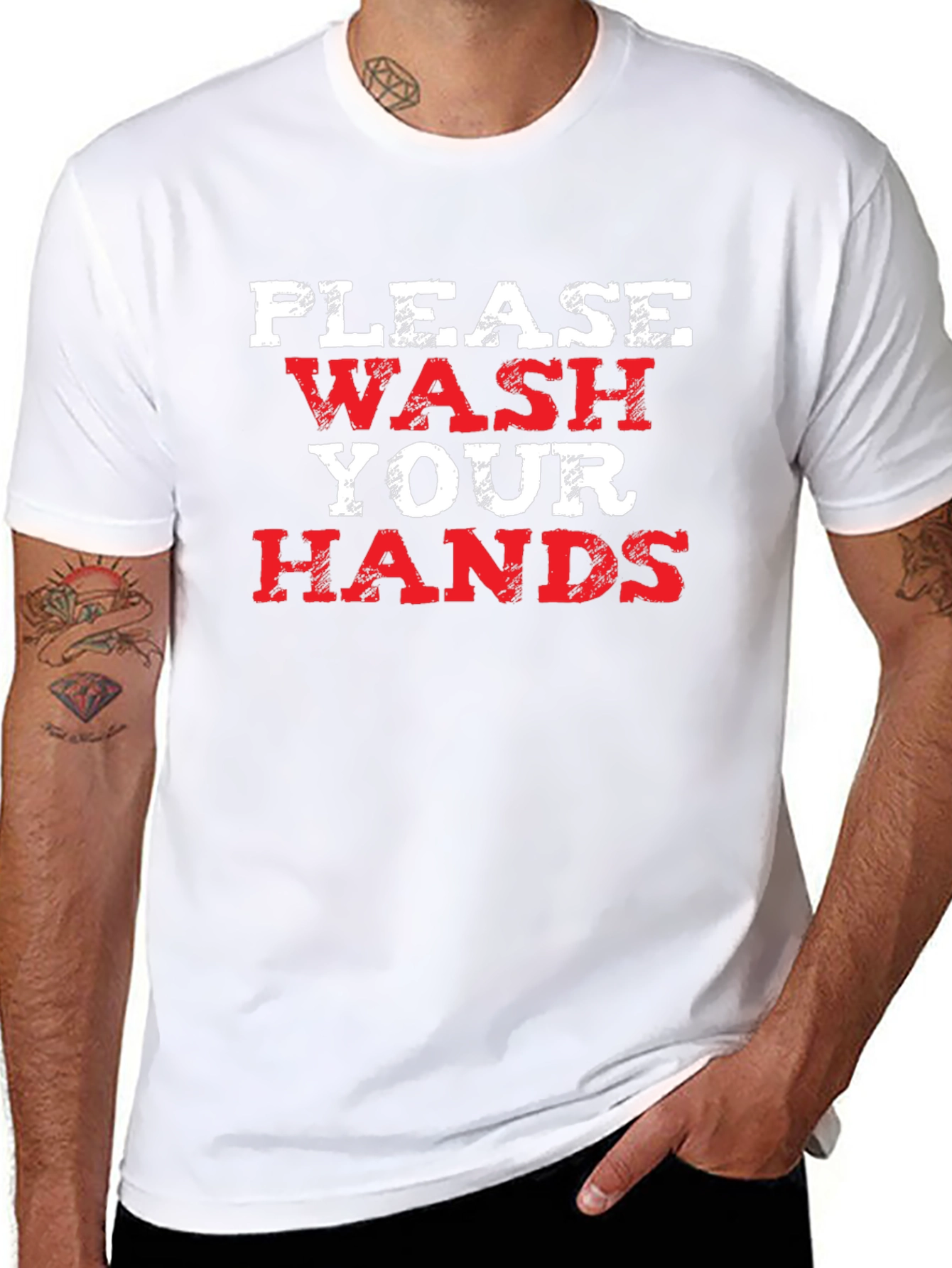 Please Wash Your Hands Graphic Tee