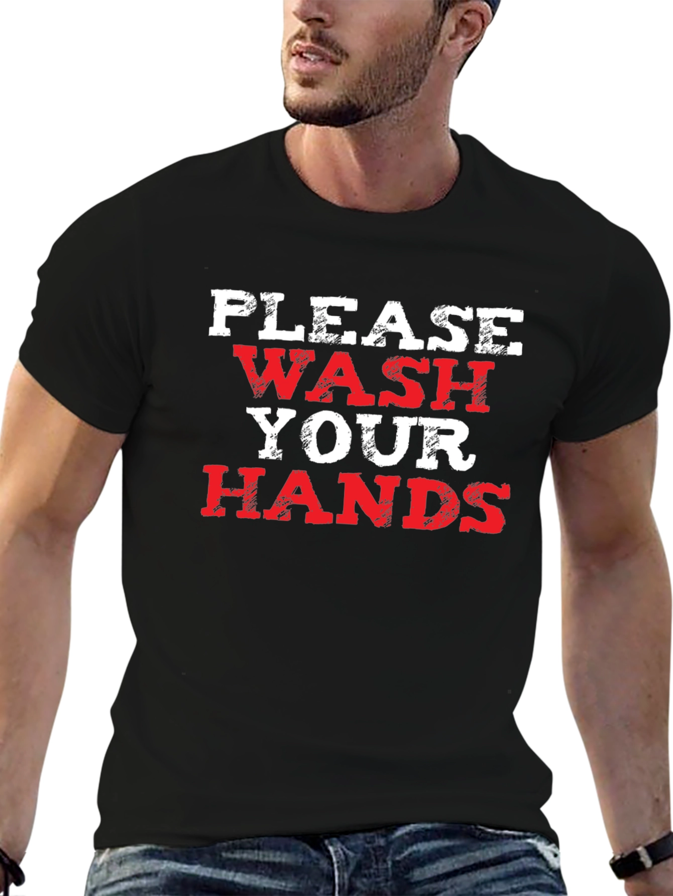 Please Wash Your Hands Graphic Tee
