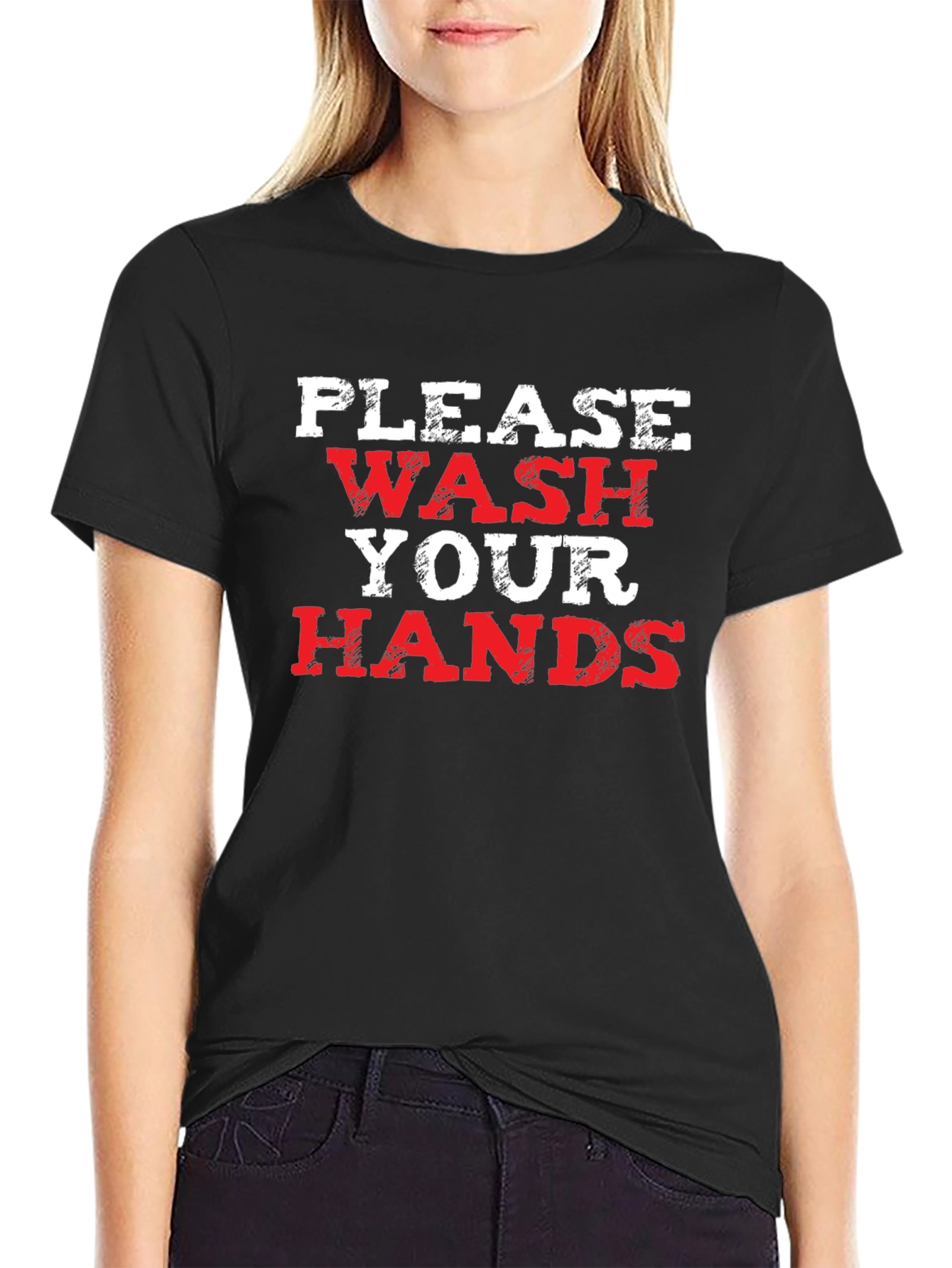 Please Wash Your Hands Graphic Tee