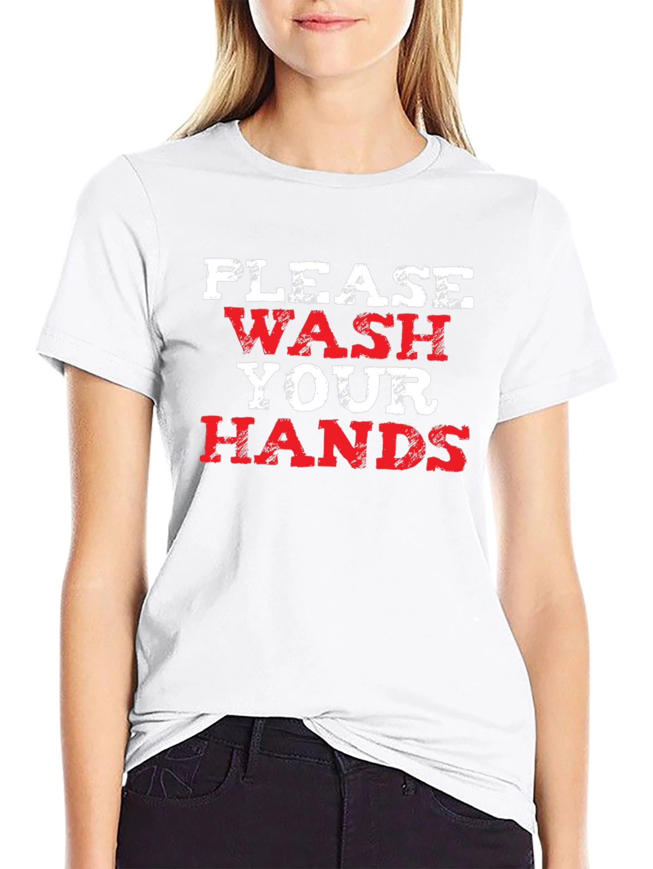 Please Wash Your Hands Graphic Tee