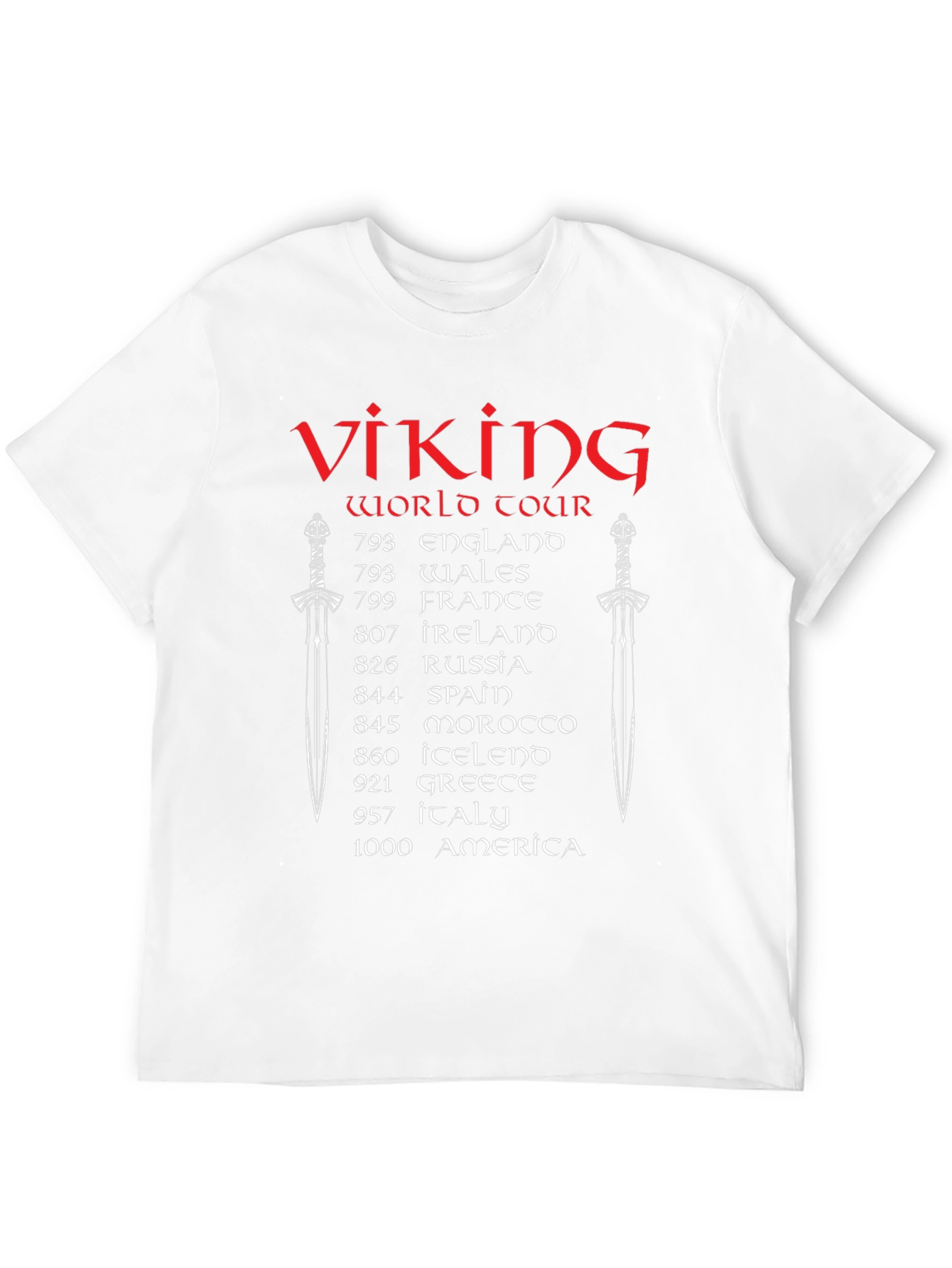 Viking World Tour Black T-Shirt