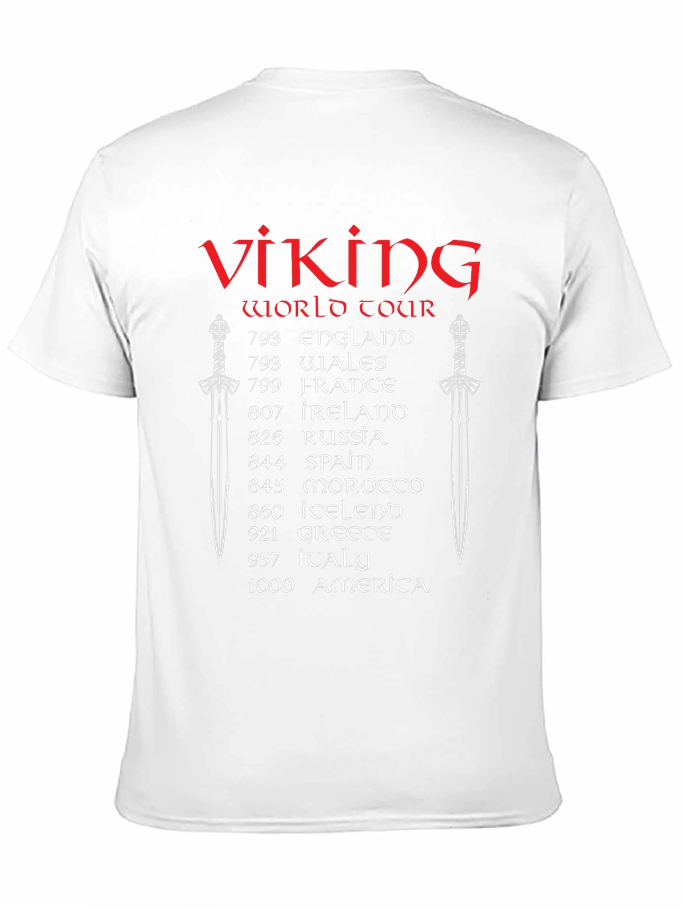 Viking World Tour Black T-Shirt