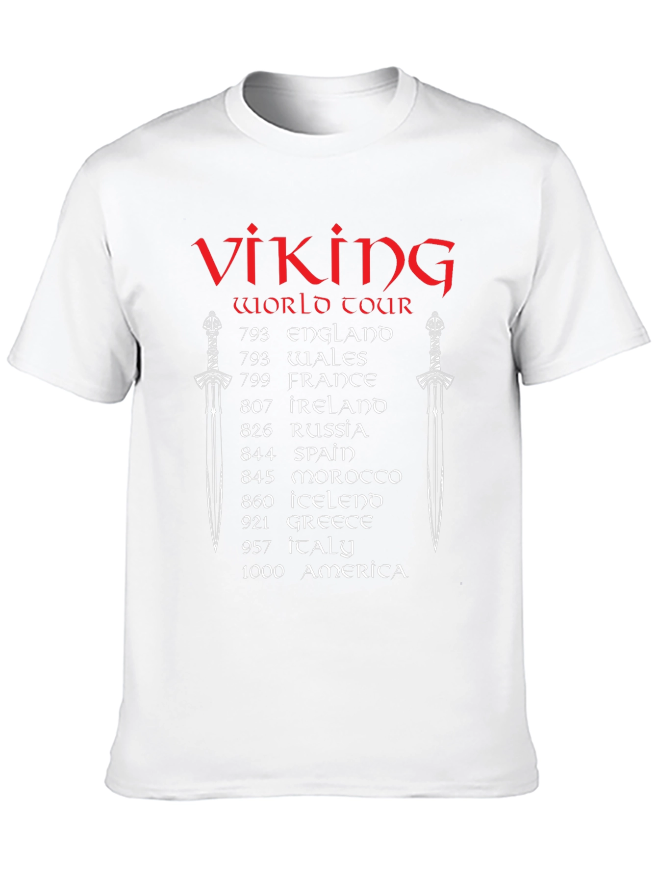 Viking World Tour Black T-Shirt