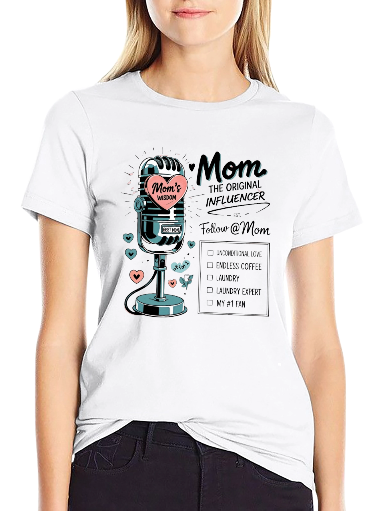 Moms Wisdom T-Shirt: The Original Influencer Tee