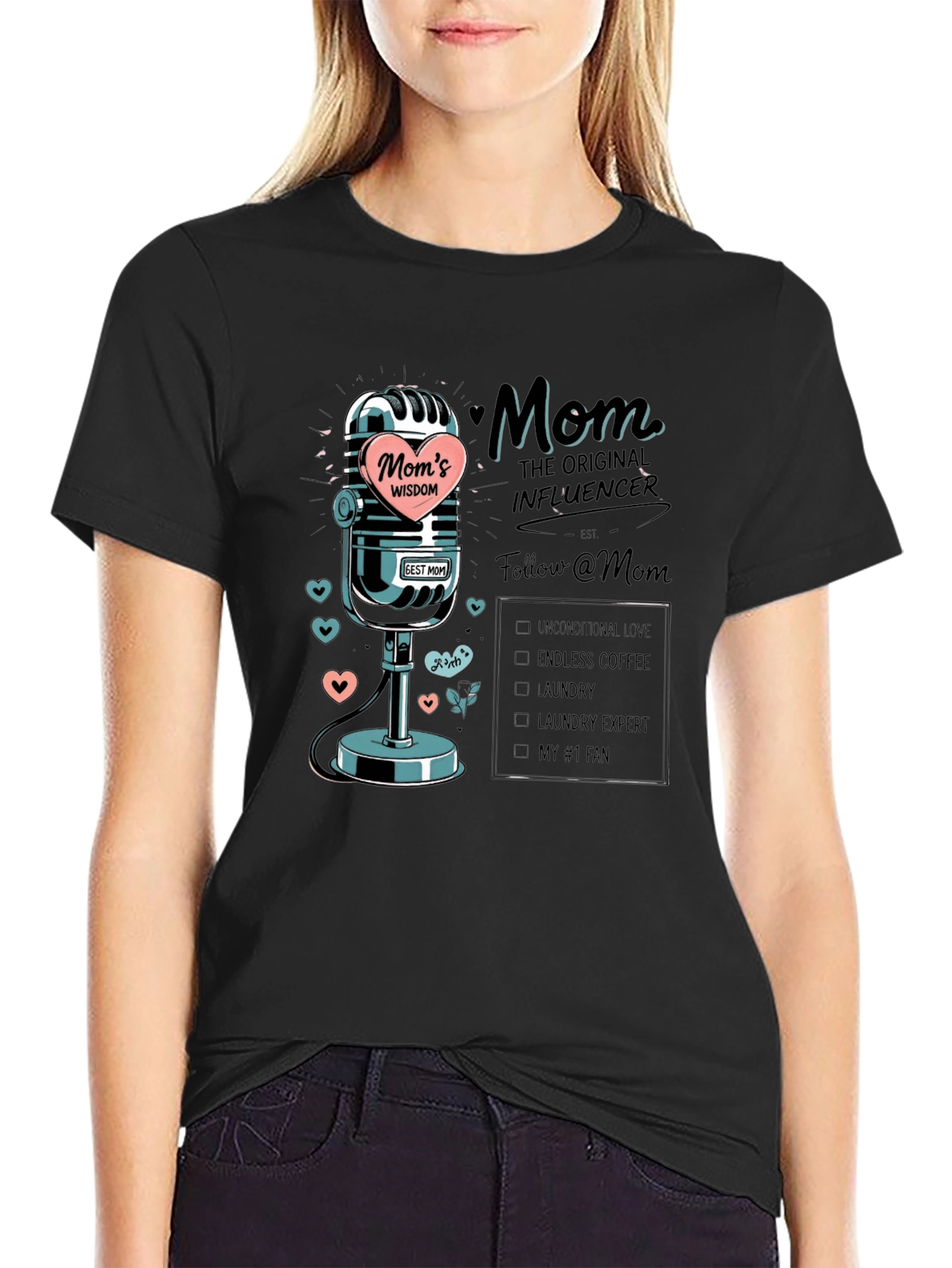 Moms Wisdom T-Shirt: The Original Influencer Tee