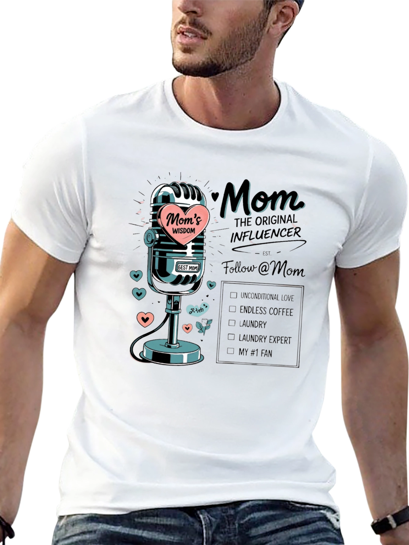 Moms Wisdom T-Shirt: The Original Influencer Tee