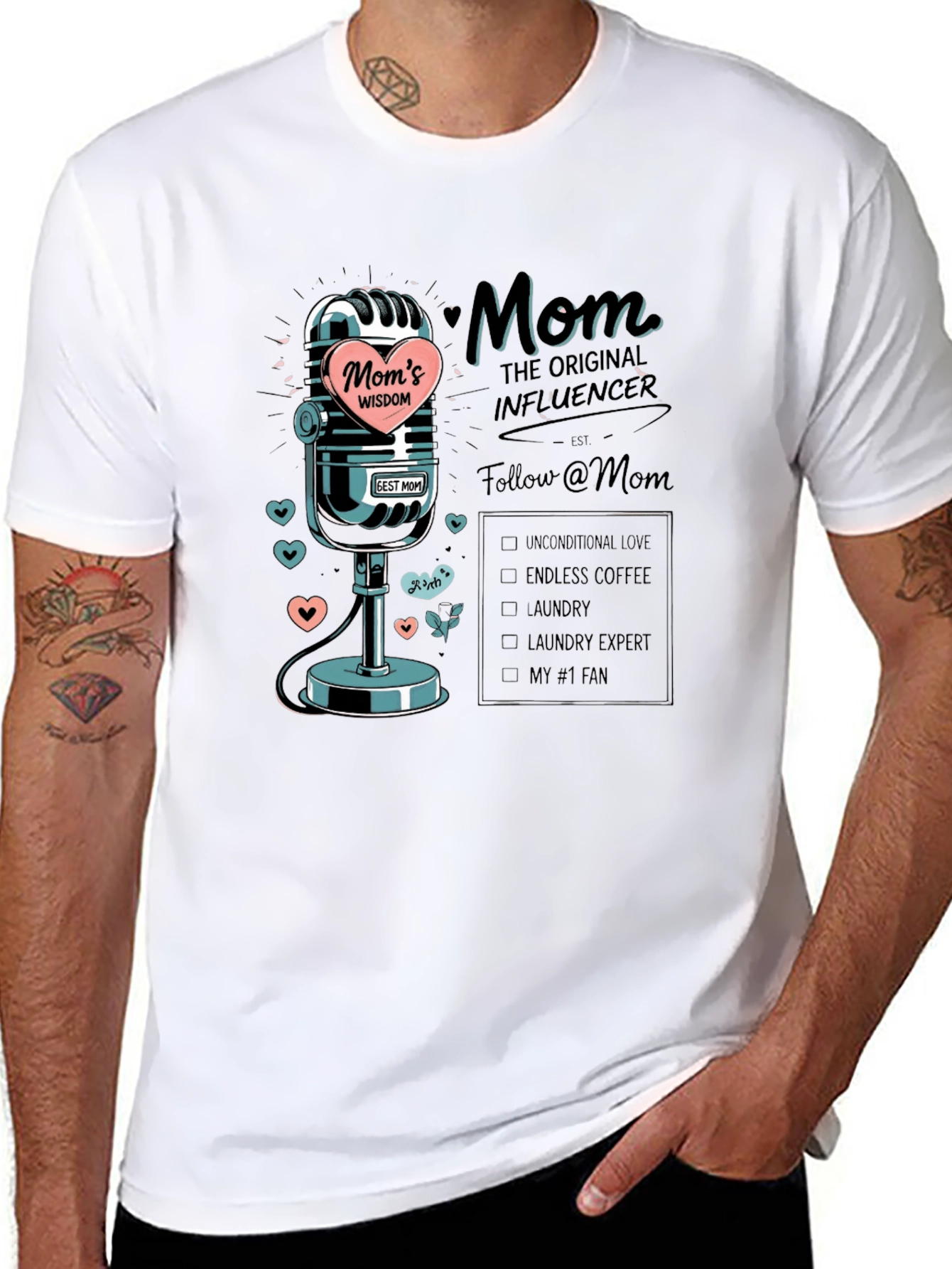 Moms Wisdom T-Shirt: The Original Influencer Tee