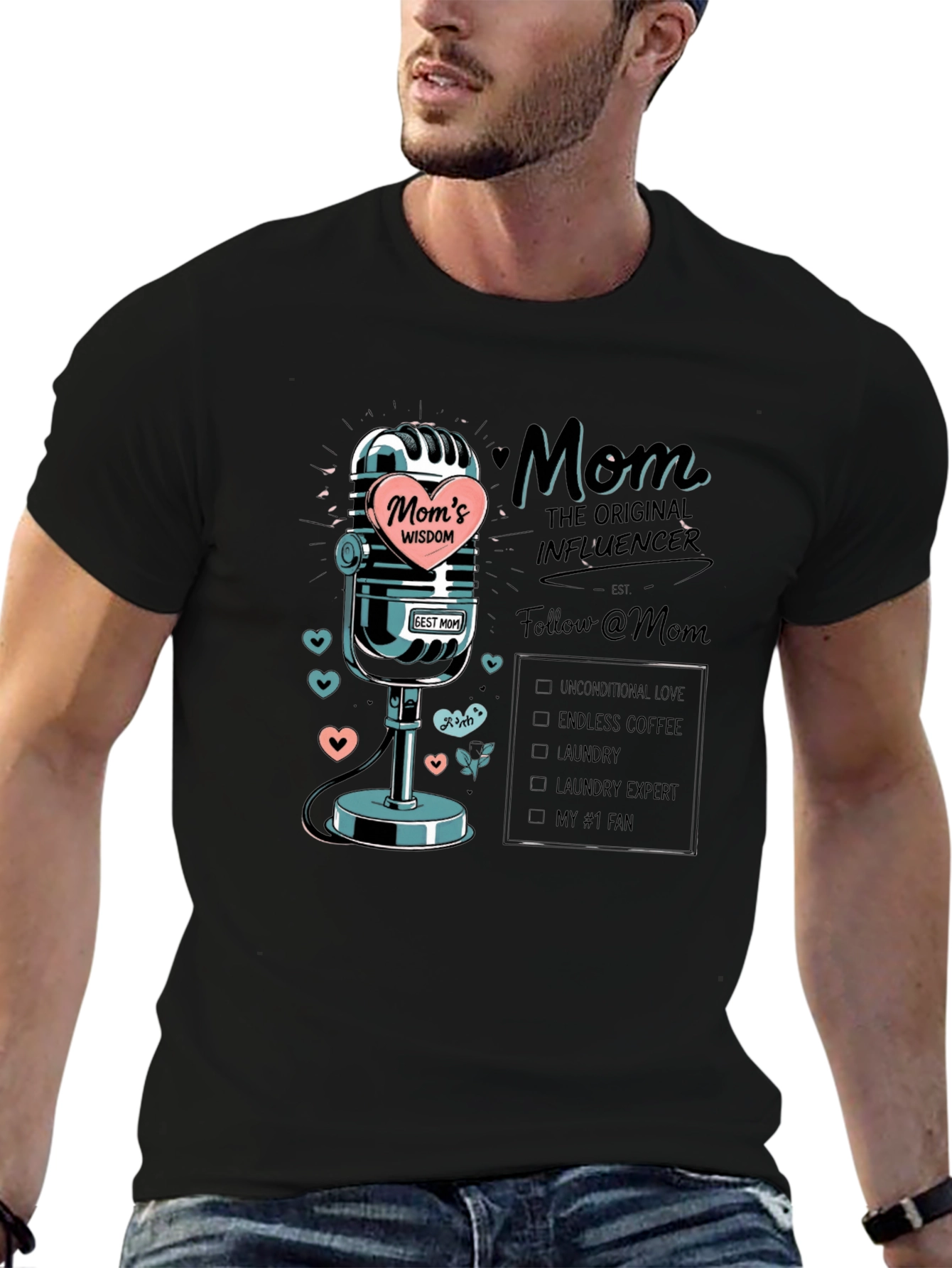 Moms Wisdom T-Shirt: The Original Influencer Tee