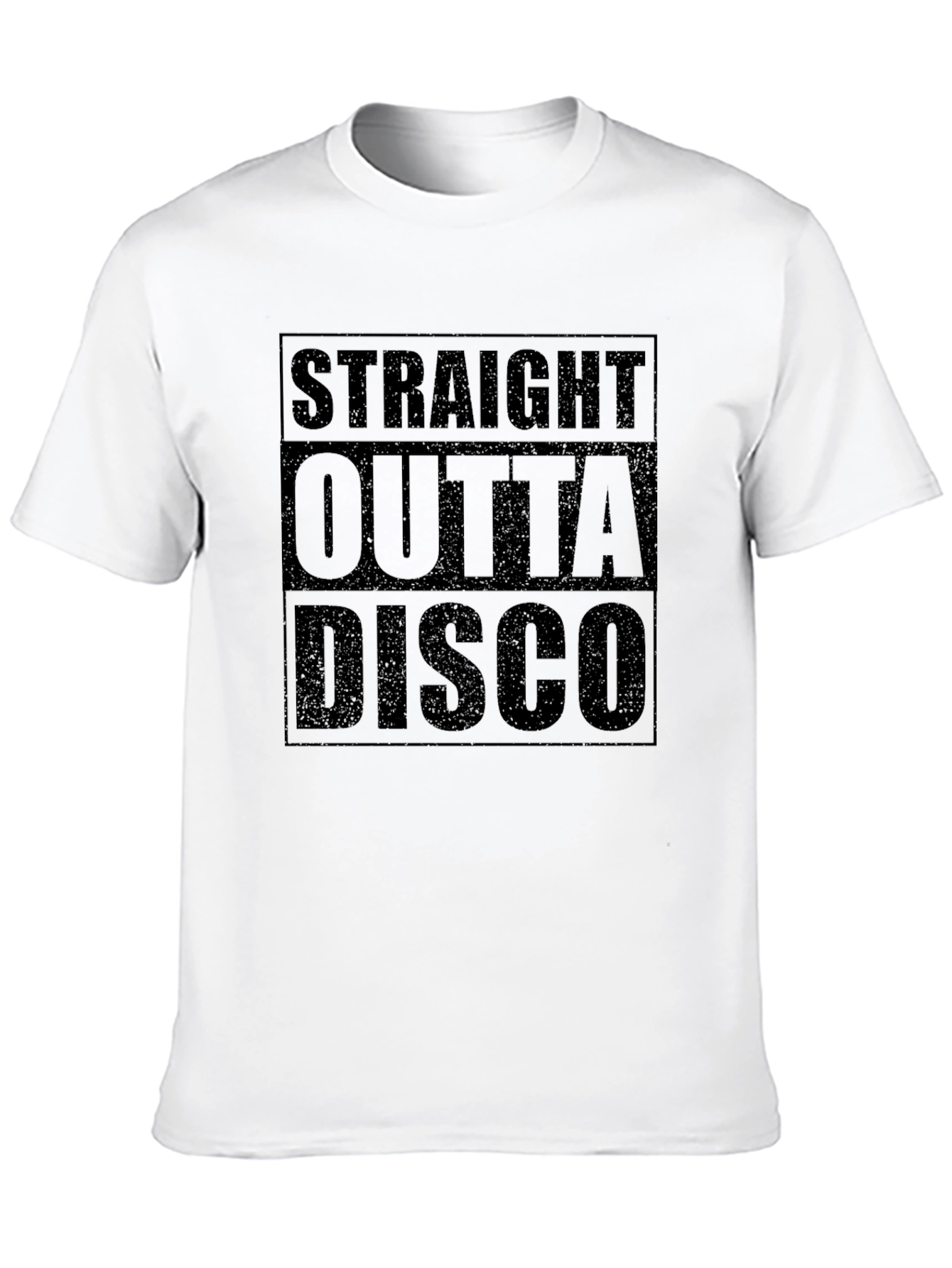 Straight Outta Disco Black T-Shirt
