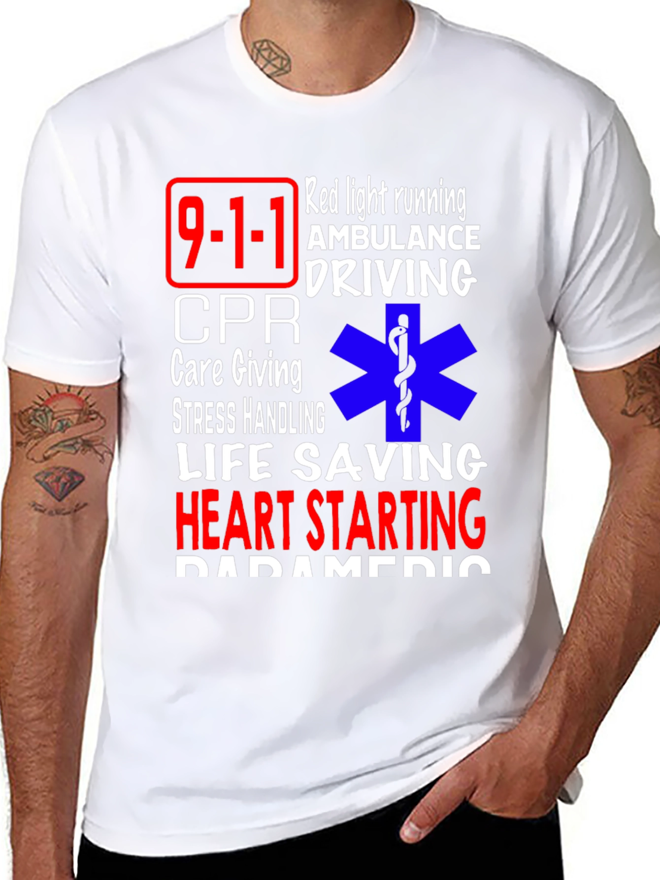 Paramedic Life Saving T-Shirt - Emergency Responder Apparel