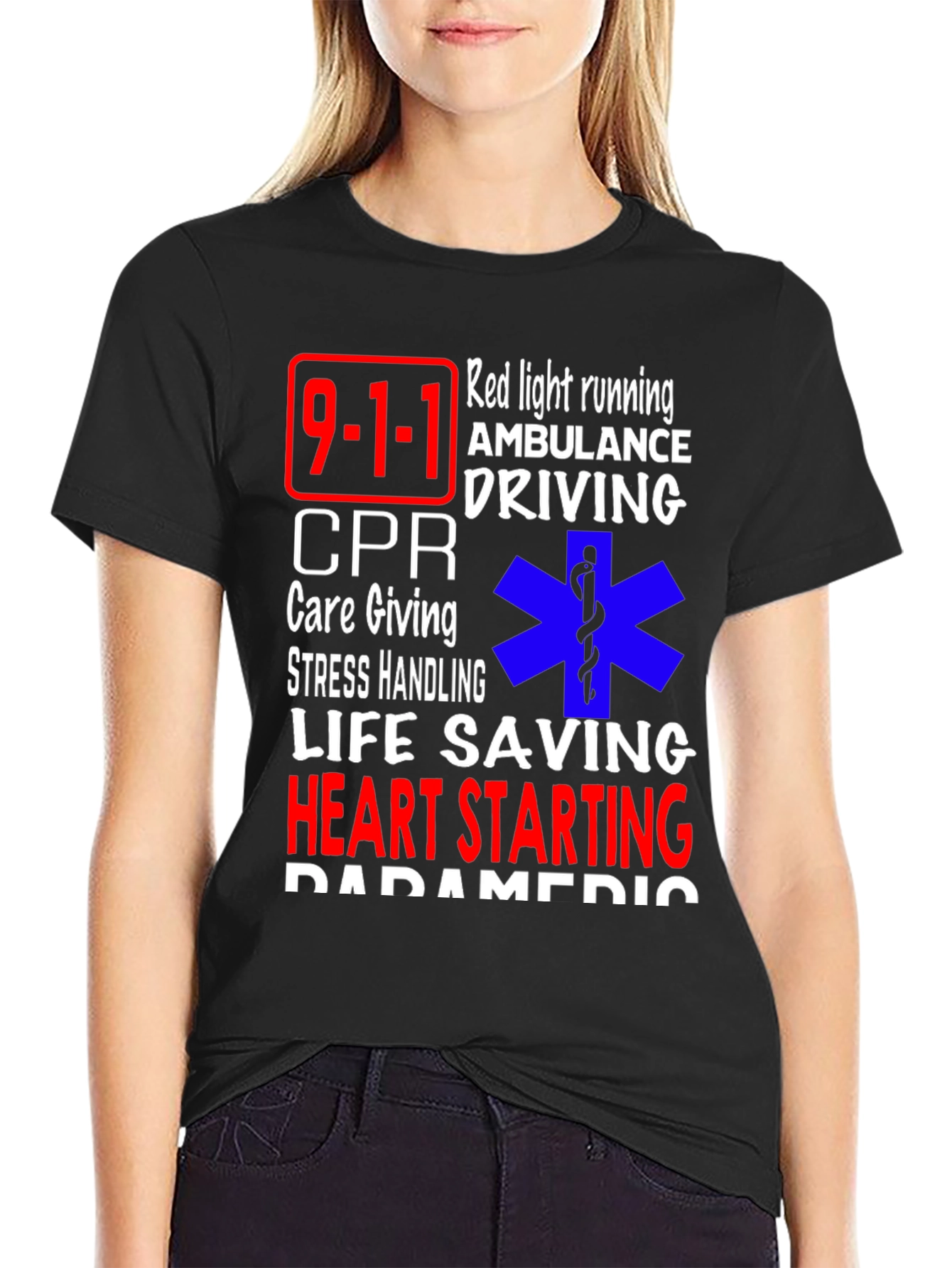 Paramedic Life Saving T-Shirt - Emergency Responder Apparel