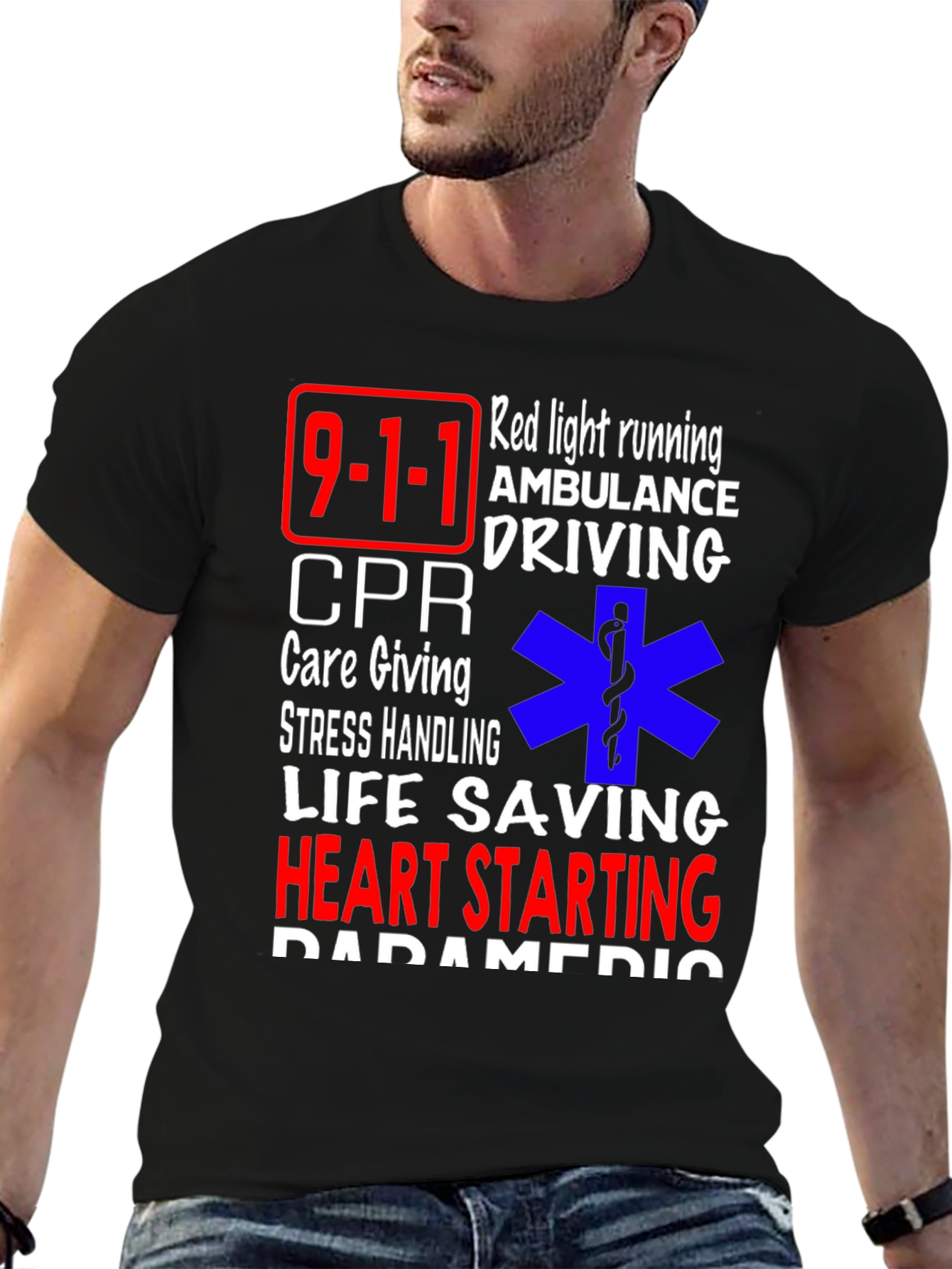 Paramedic Life Saving T-Shirt - Emergency Responder Apparel