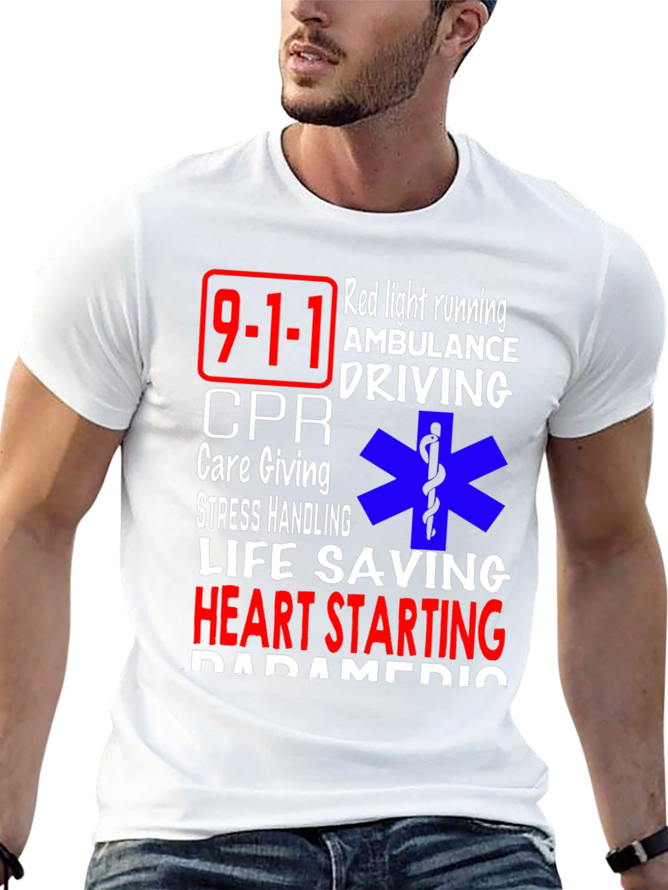 Paramedic Life Saving T-Shirt - Emergency Responder Apparel