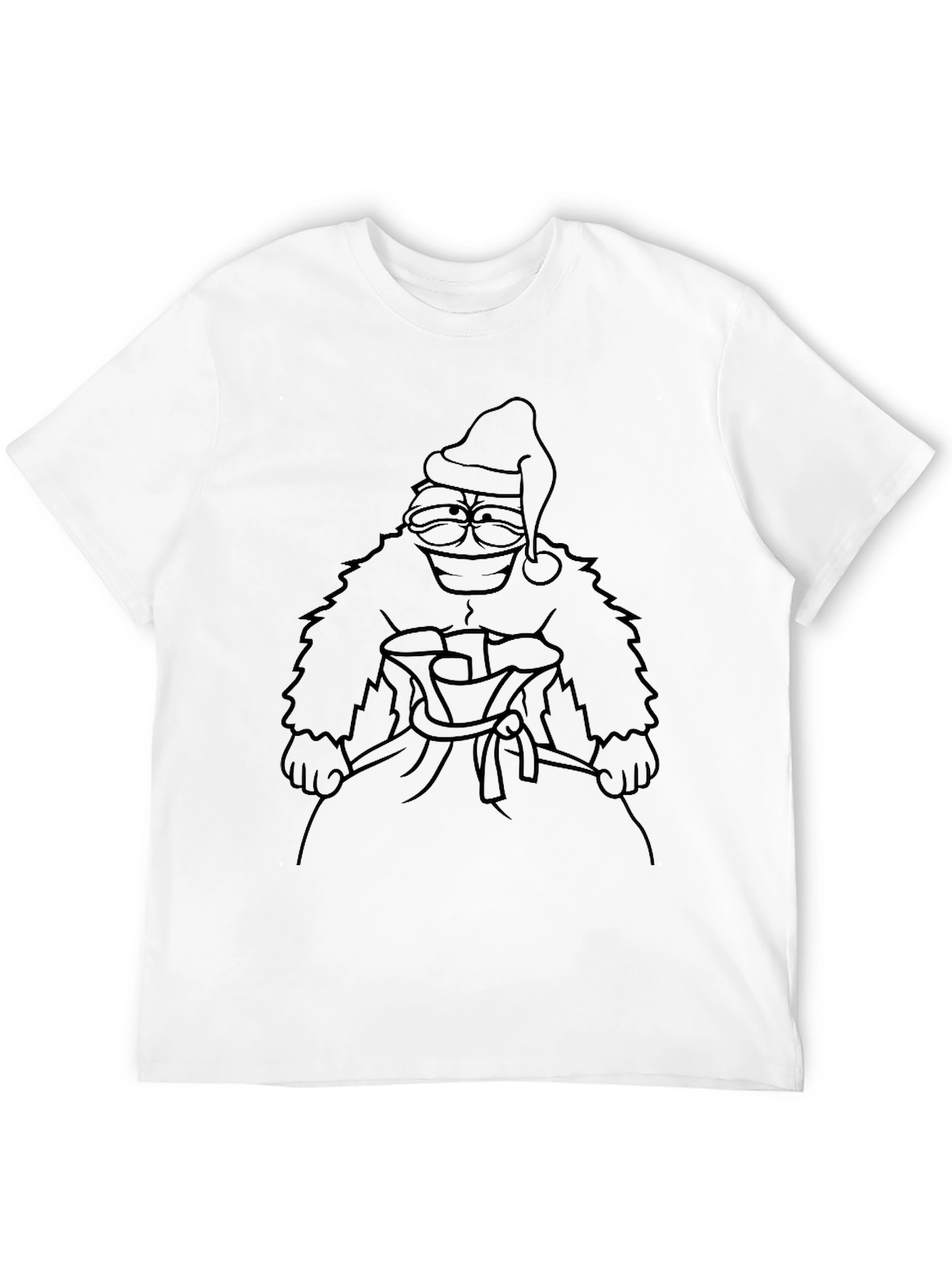 Santa Ape Graphic Tee - Black T-Shirt