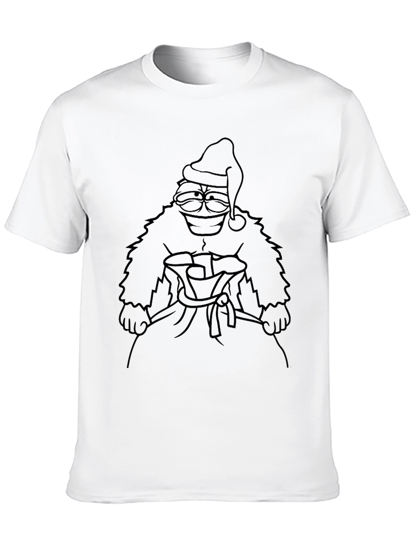 Santa Ape Graphic Tee - Black T-Shirt