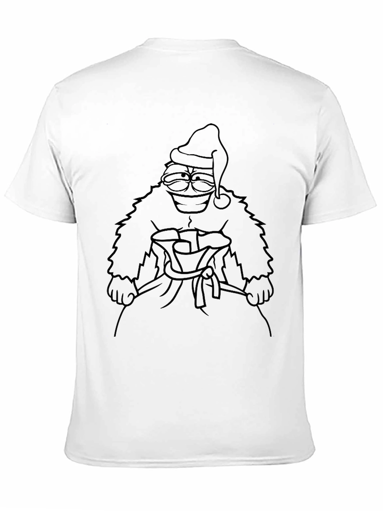 Santa Ape Graphic Tee - Black T-Shirt