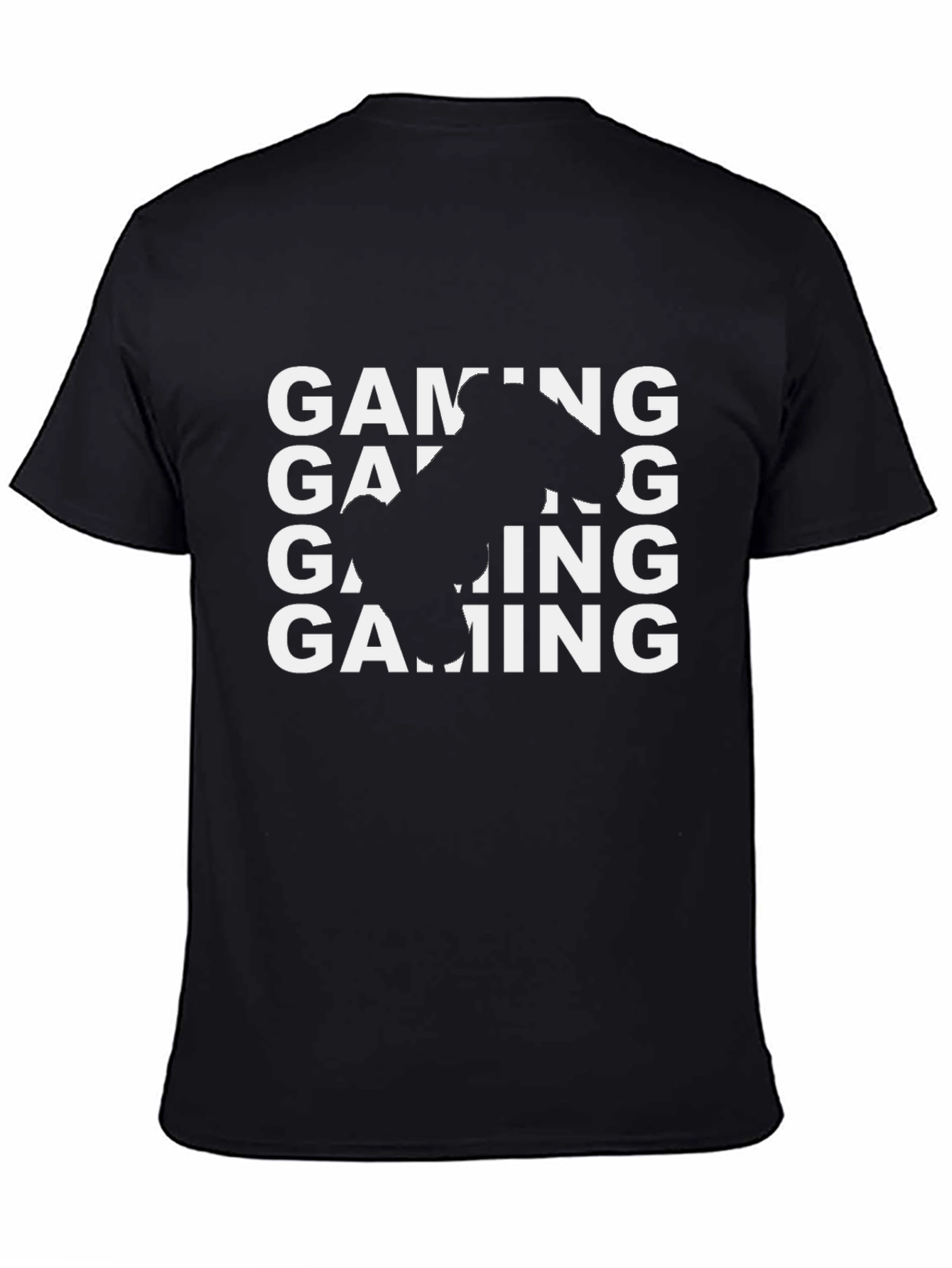 Gaming Controller Graphic Tee - Black Cotton T-Shirt