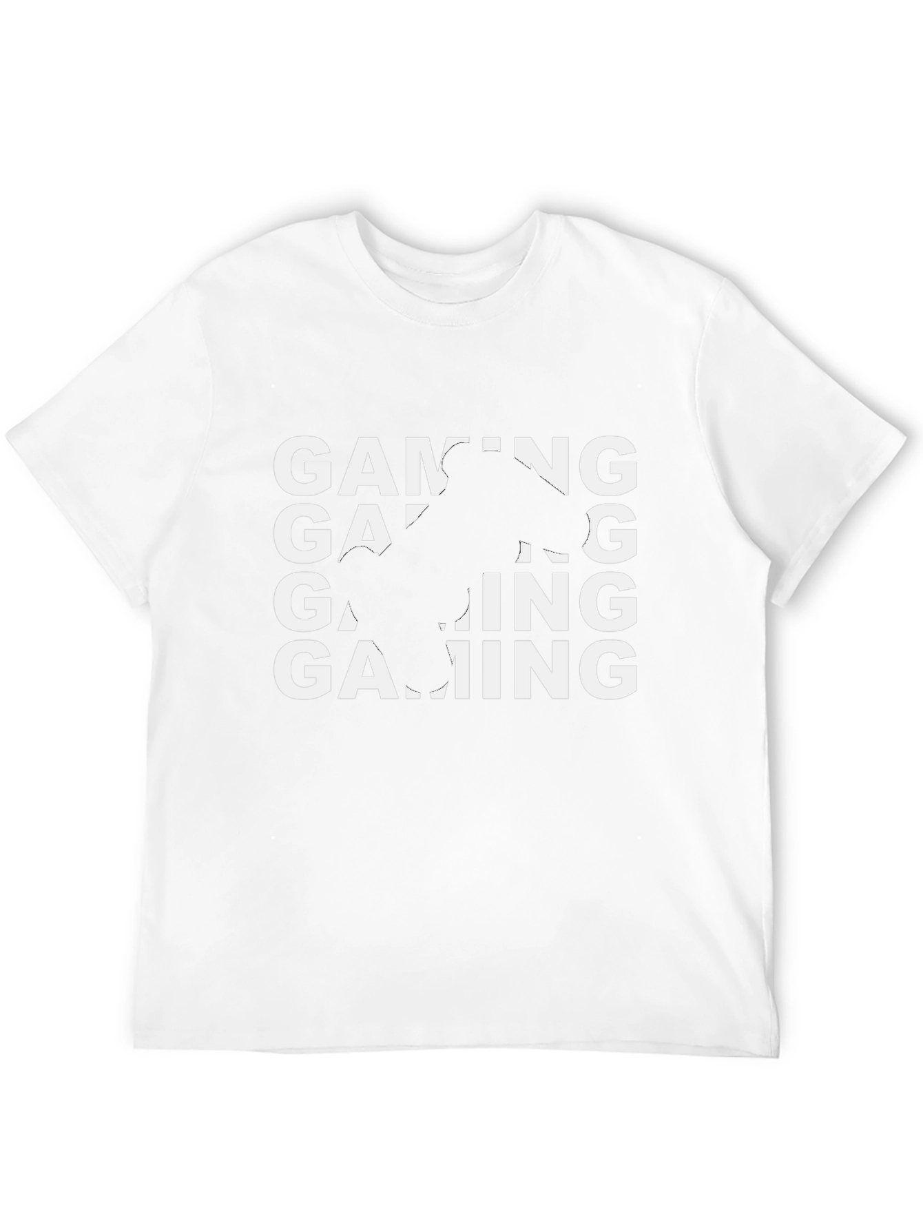 Gaming Controller Graphic Tee - Black Cotton T-Shirt