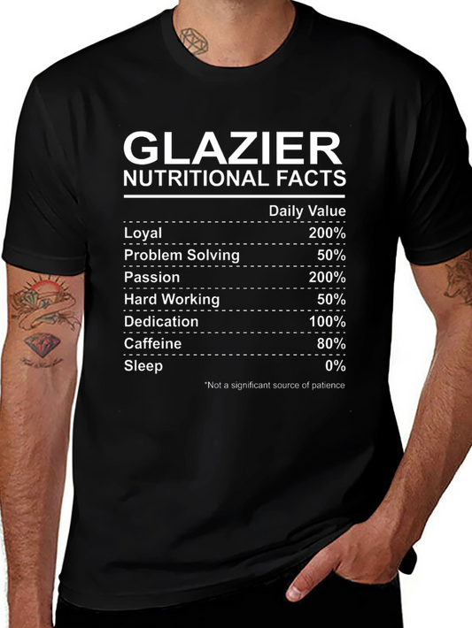 Glazier Nutritional Facts Graphic Tee