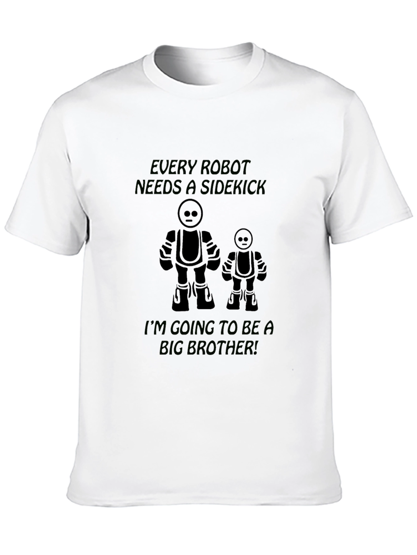 Big Brother Robot T-Shirt: Future Sidekick Tee