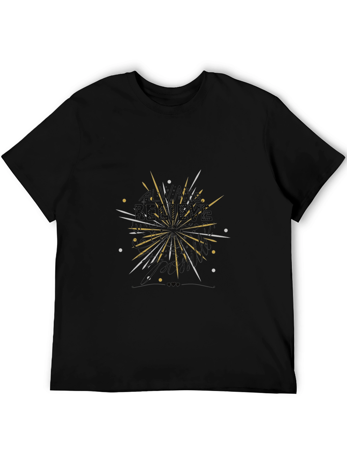 Celebration Graphic Tee - Black Cotton