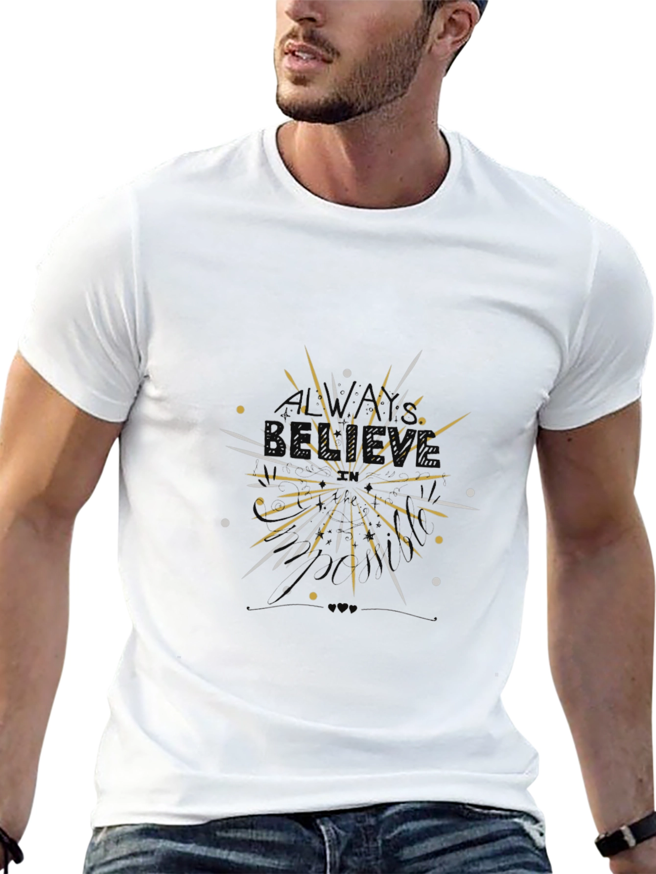 Celebration Graphic Tee - Black Cotton