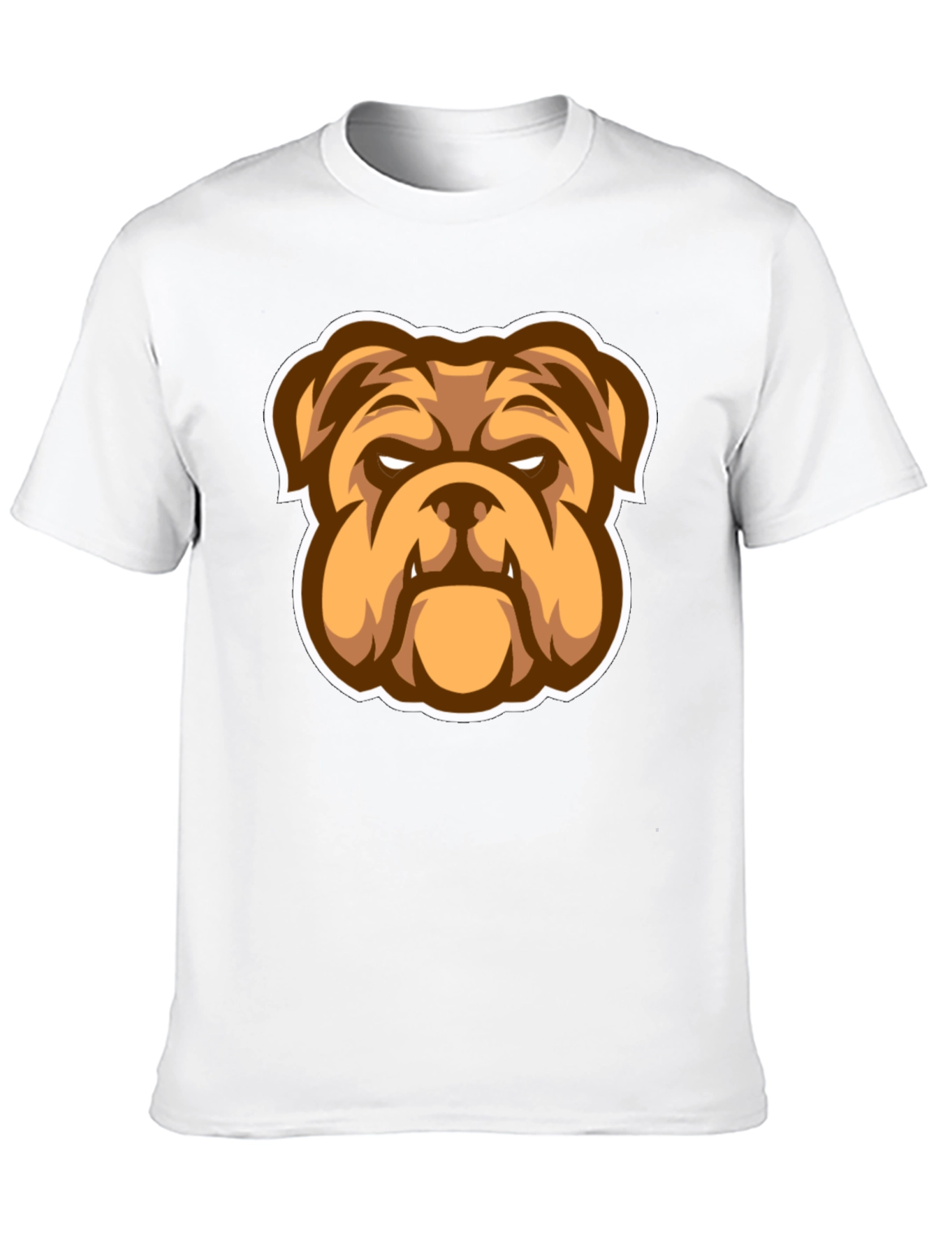 Bulldog Graphic Black T-Shirt - Stylish Mens Tee