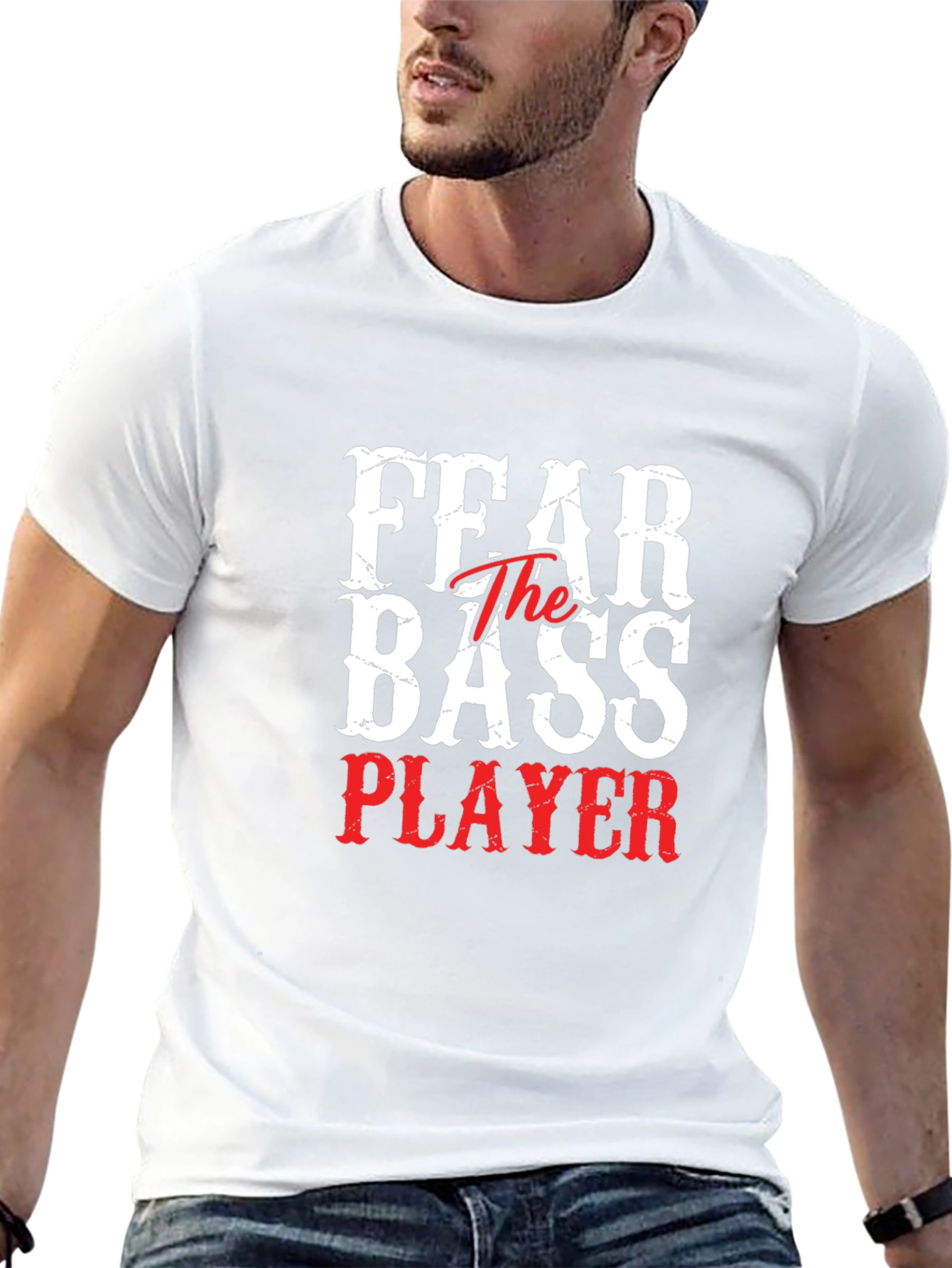 Fear The Bass Player Graphic T-Shirt