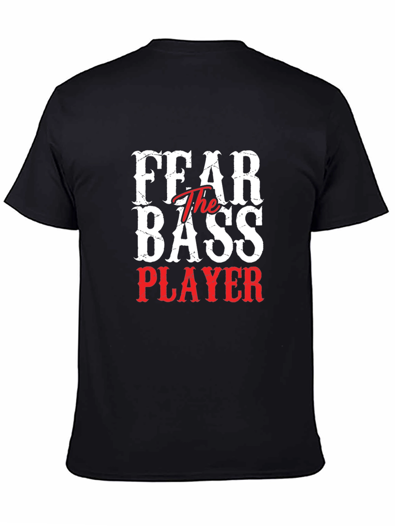 Fear The Bass Player Graphic T-Shirt