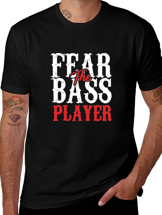 Fear The Bass Player Graphic T-Shirt