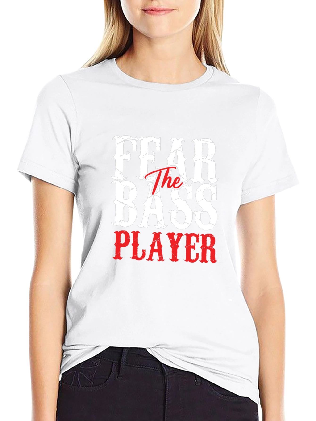 Fear The Bass Player Graphic T-Shirt