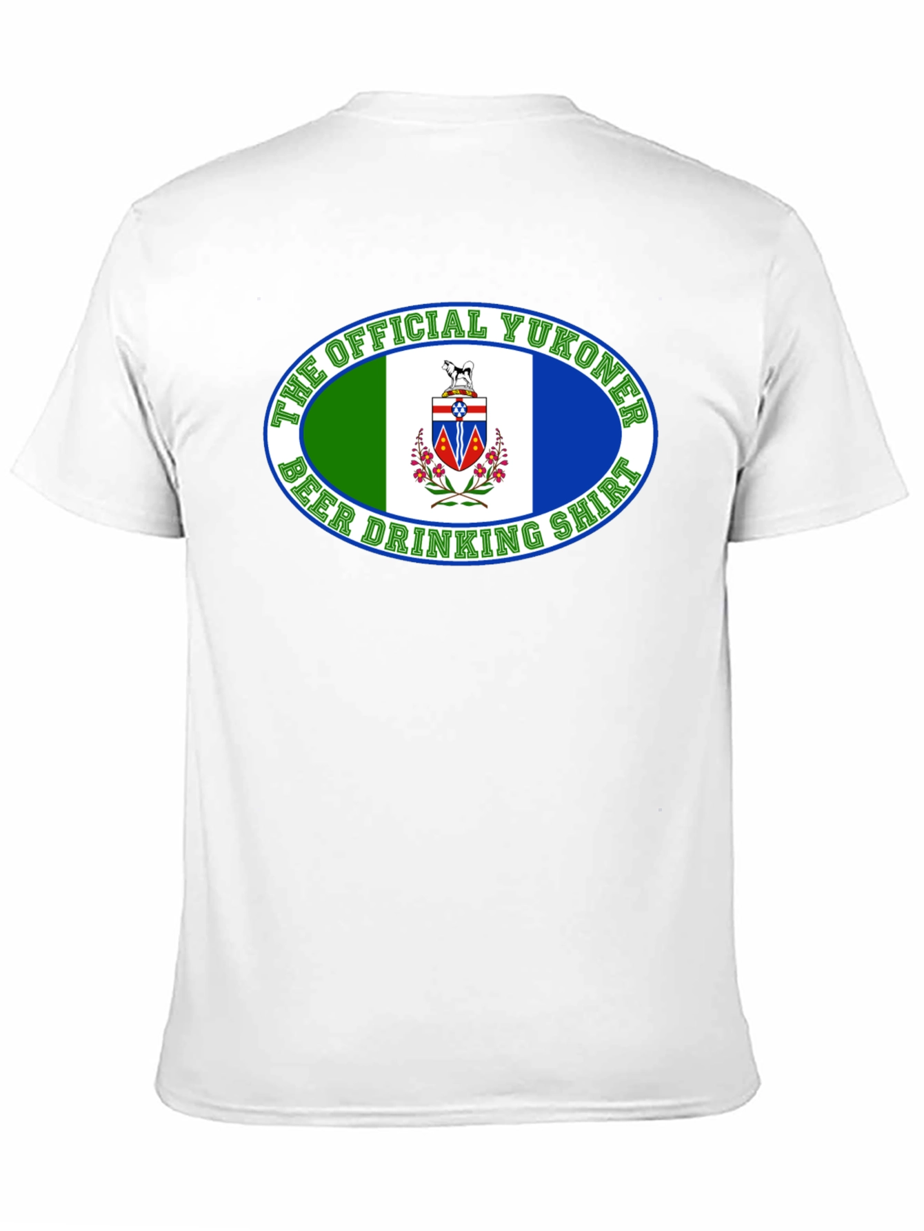 Yukoner Beer Drinking Shirt - Black Tee