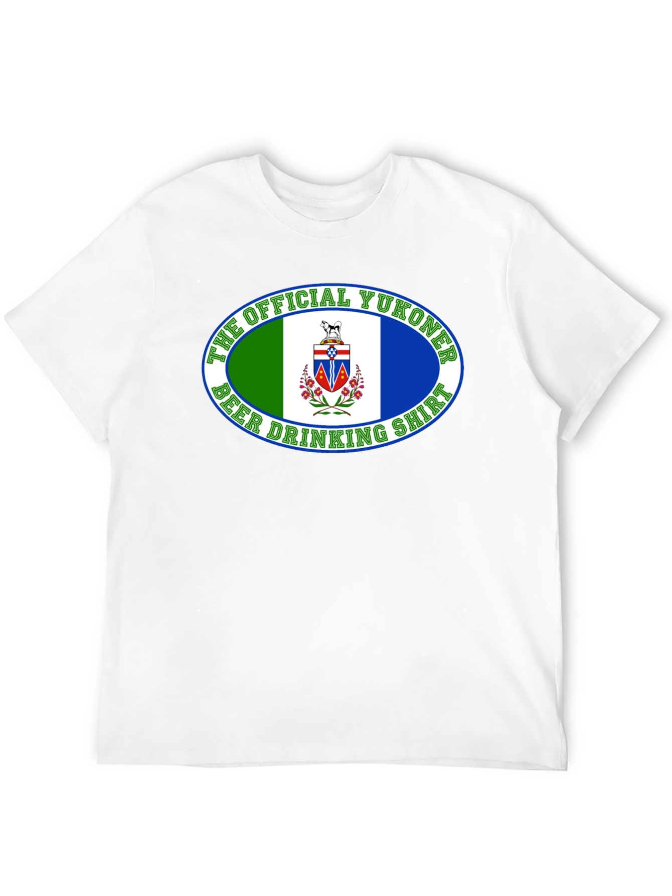 Yukoner Beer Drinking Shirt - Black Tee