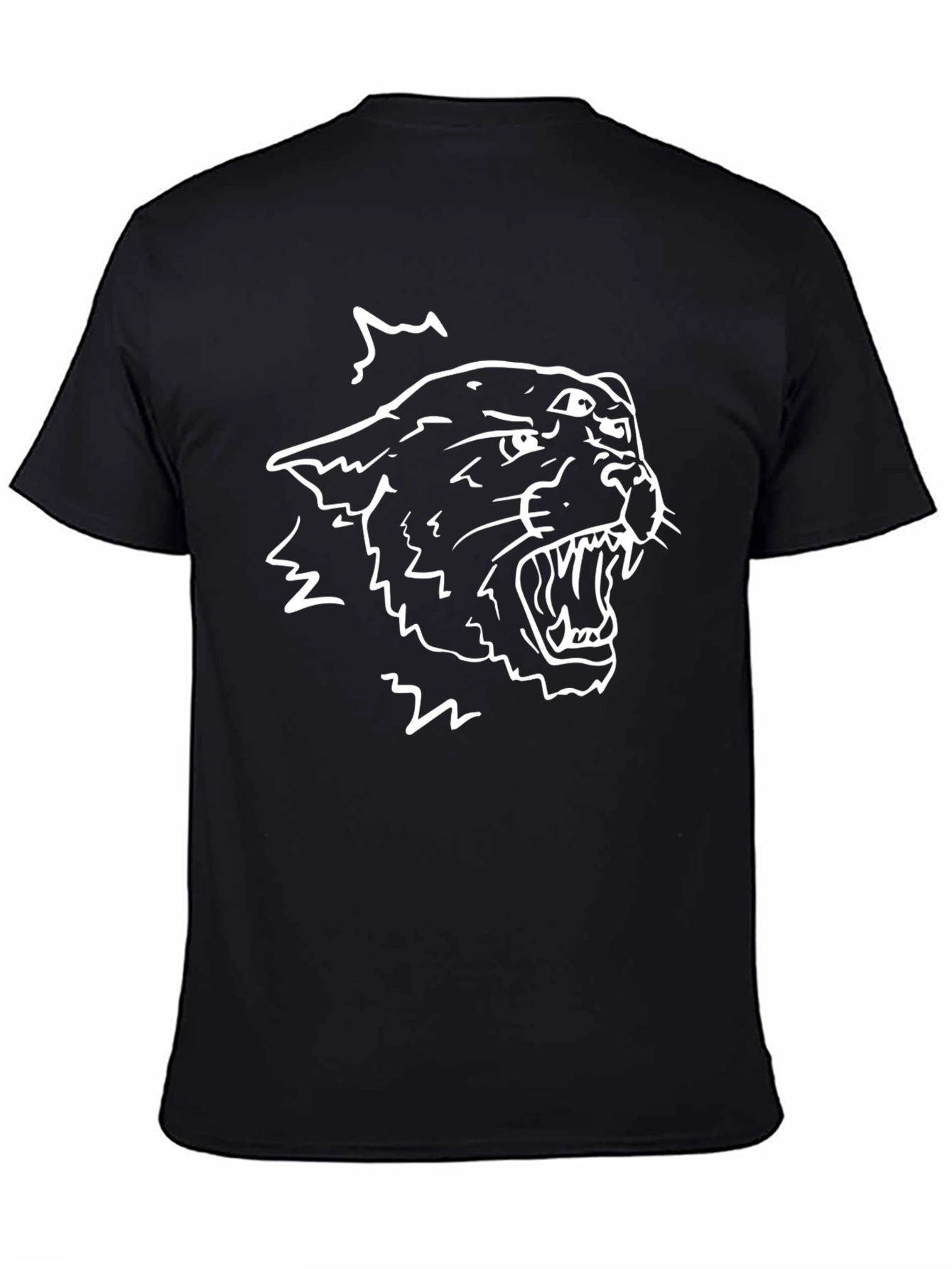 Cool Panther Graphic Black T-Shirt