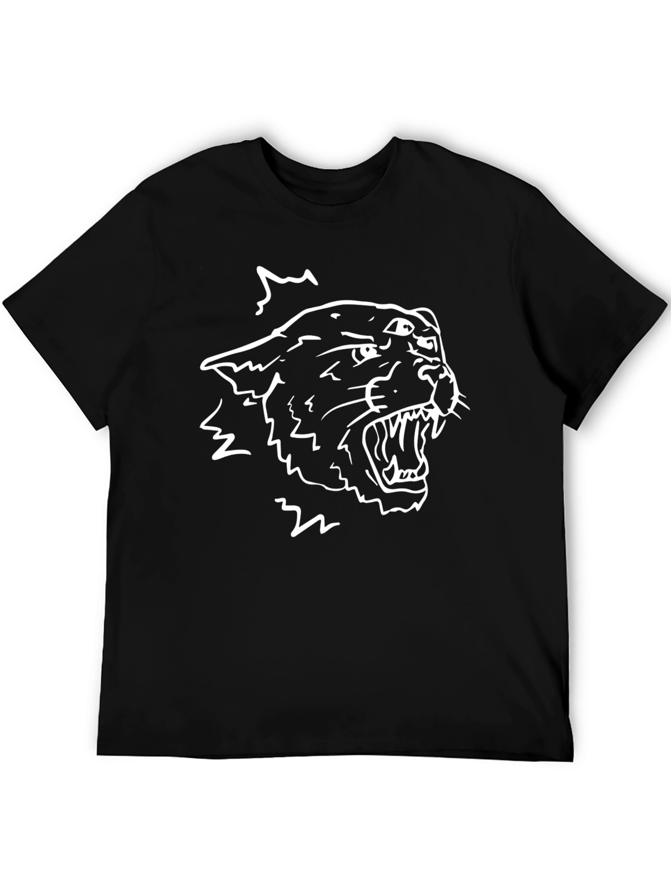 Cool Panther Graphic Black T-Shirt