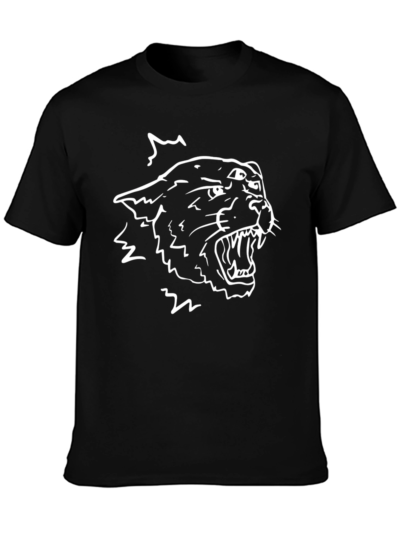 Cool Panther Graphic Black T-Shirt