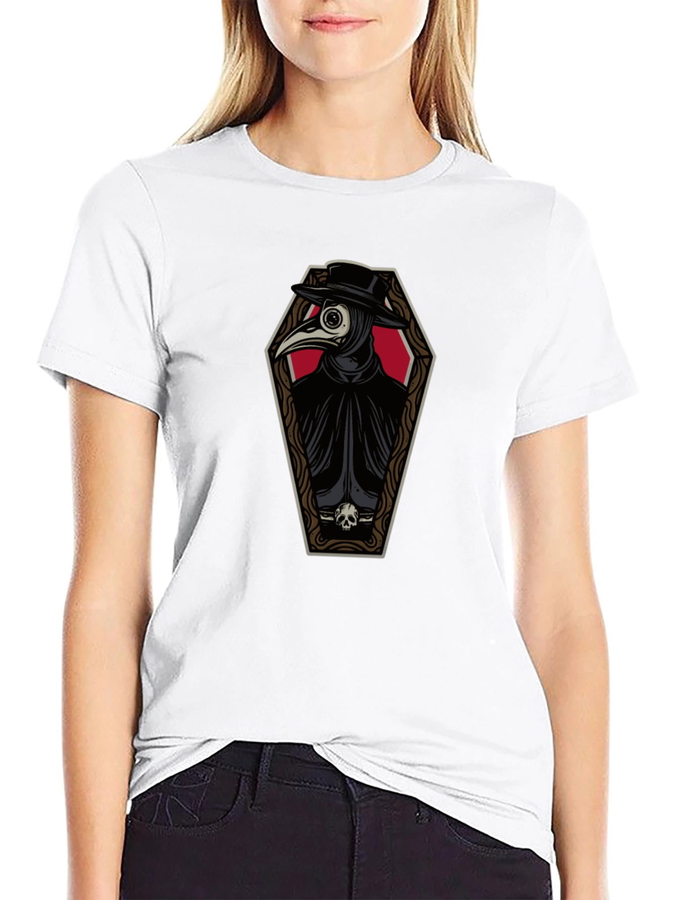 Plague Doctor Coffin T-Shirt