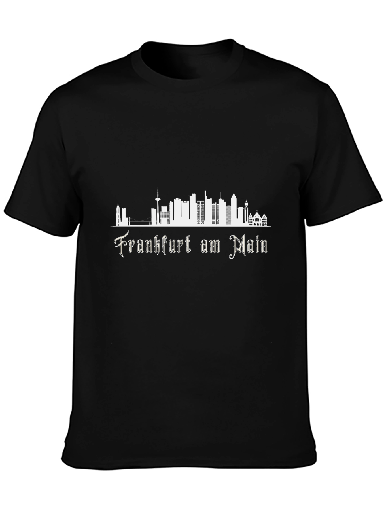 Frankfurt Skyline Graphic Tee - Stylish Cityscape Shirt