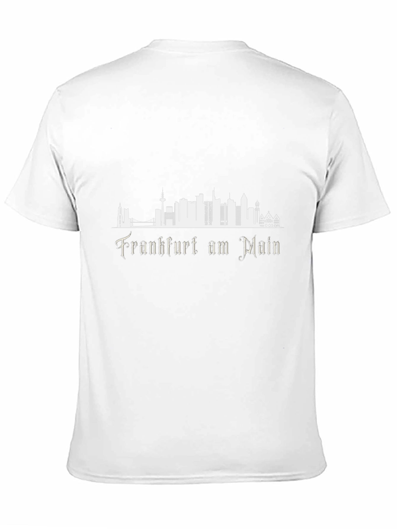 Frankfurt Skyline Graphic Tee - Stylish Cityscape Shirt