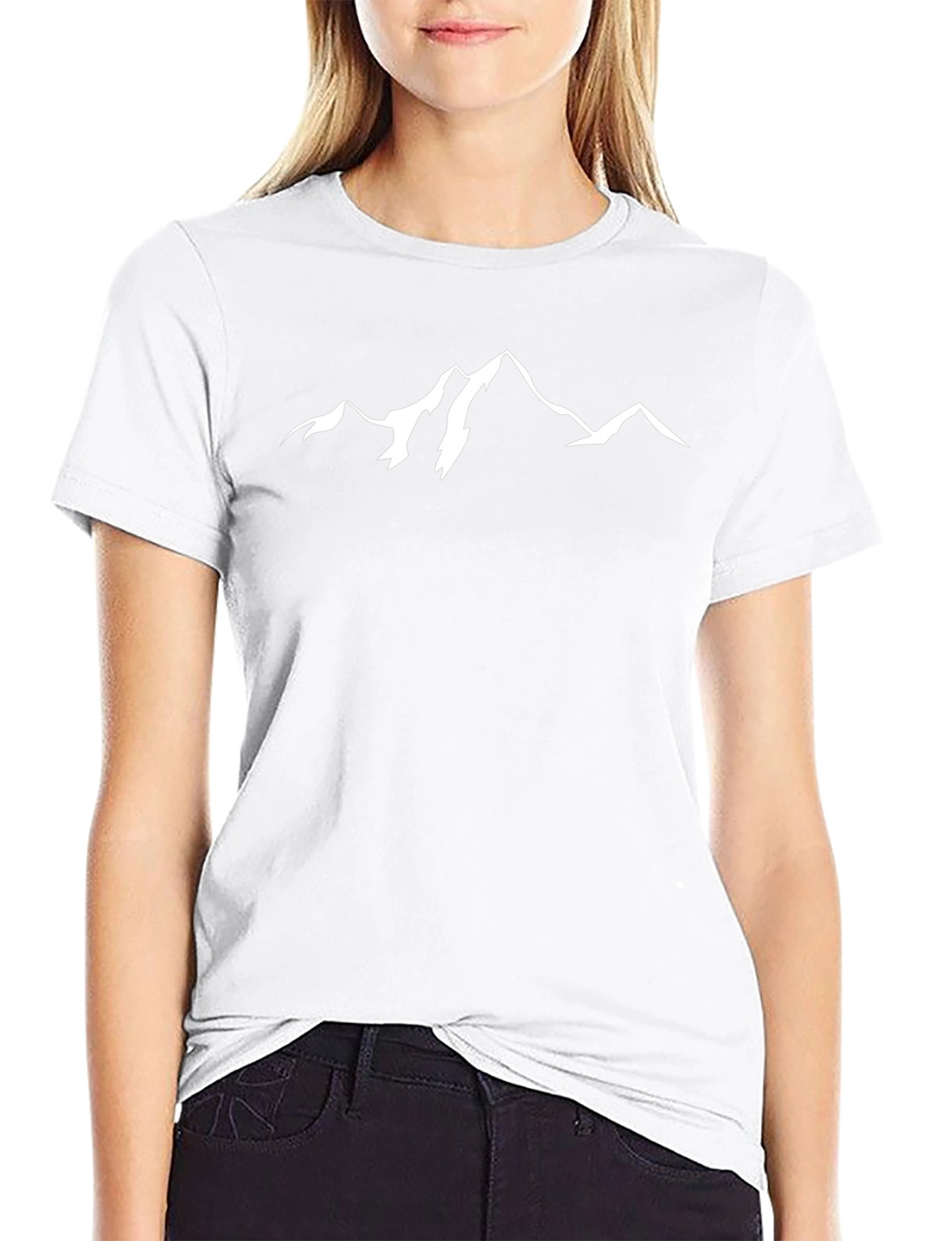 Mountain Graphic Mens Tee - Black