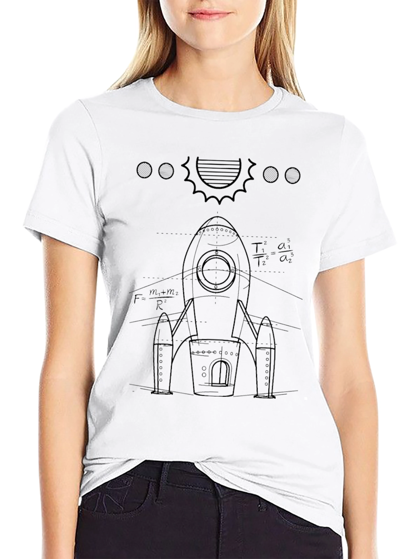 Rocket Science Mens Black T-Shirt