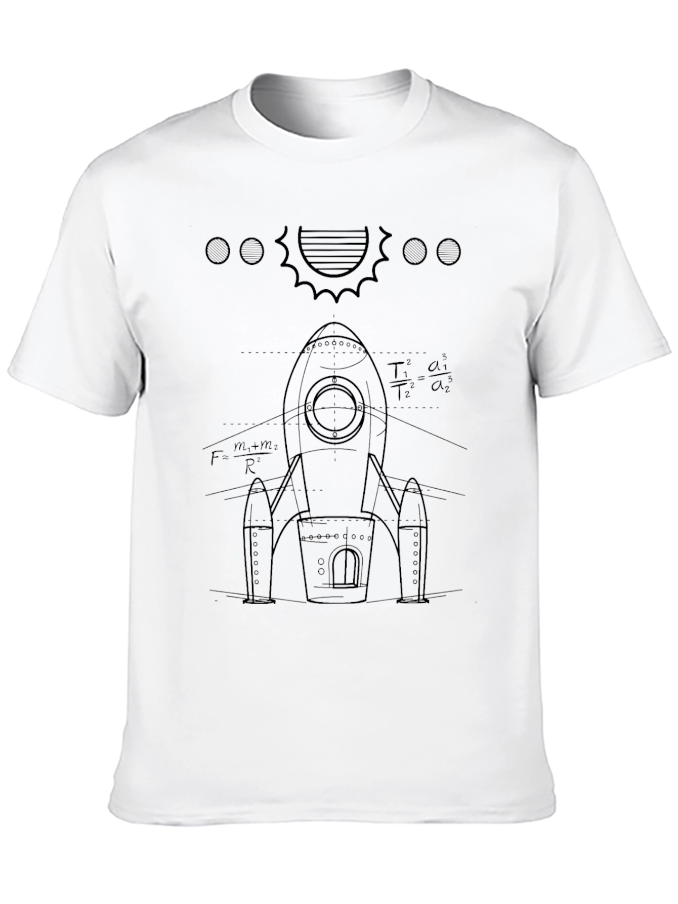 Rocket Science Mens Black T-Shirt