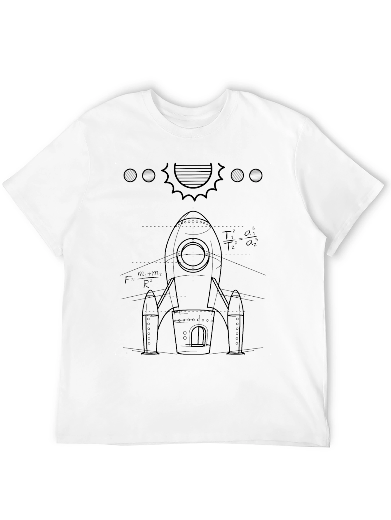 Rocket Science Mens Black T-Shirt
