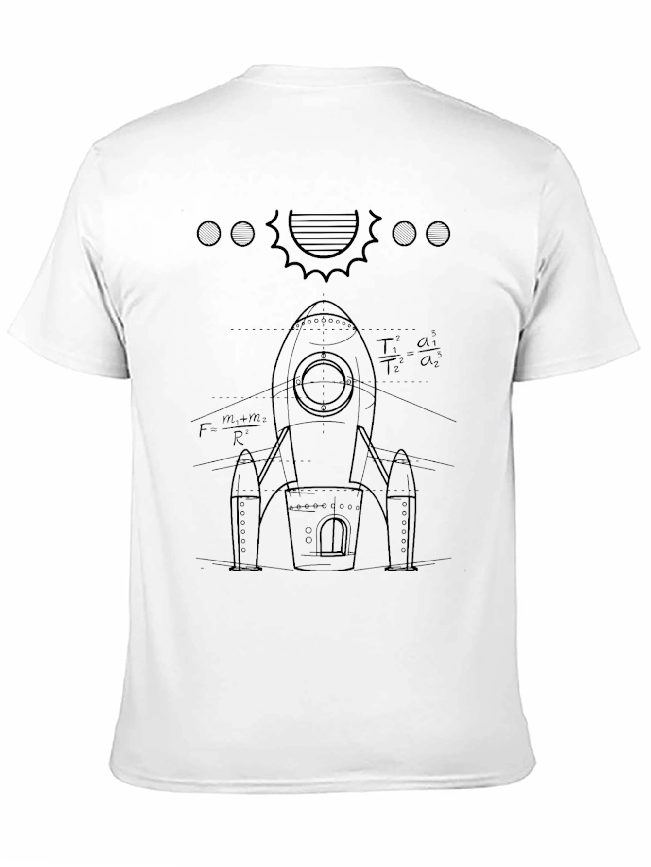 Rocket Science Mens Black T-Shirt
