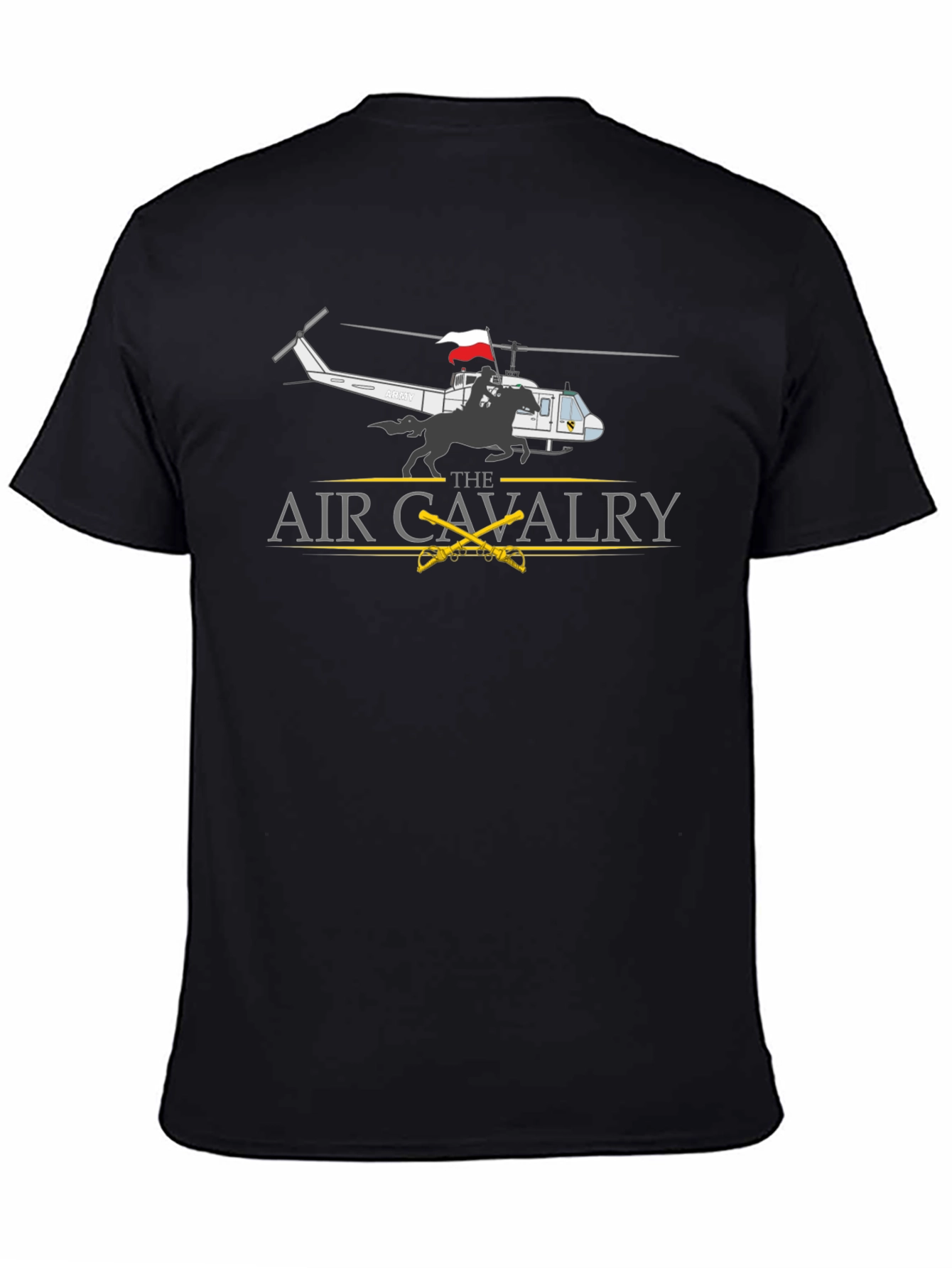 Air Cavalry T-Shirt - Helicopter Horseman Tee