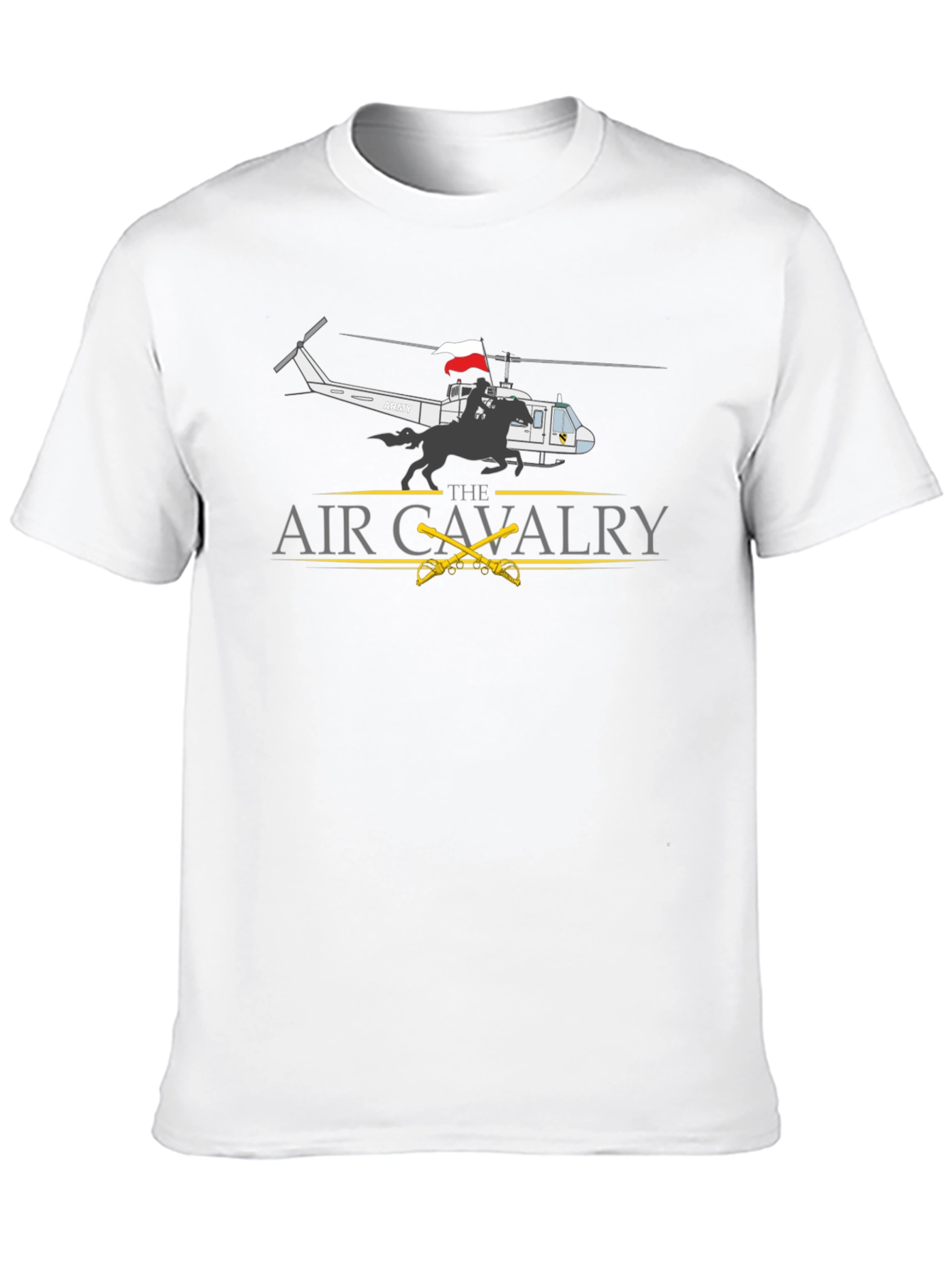 Air Cavalry T-Shirt - Helicopter Horseman Tee