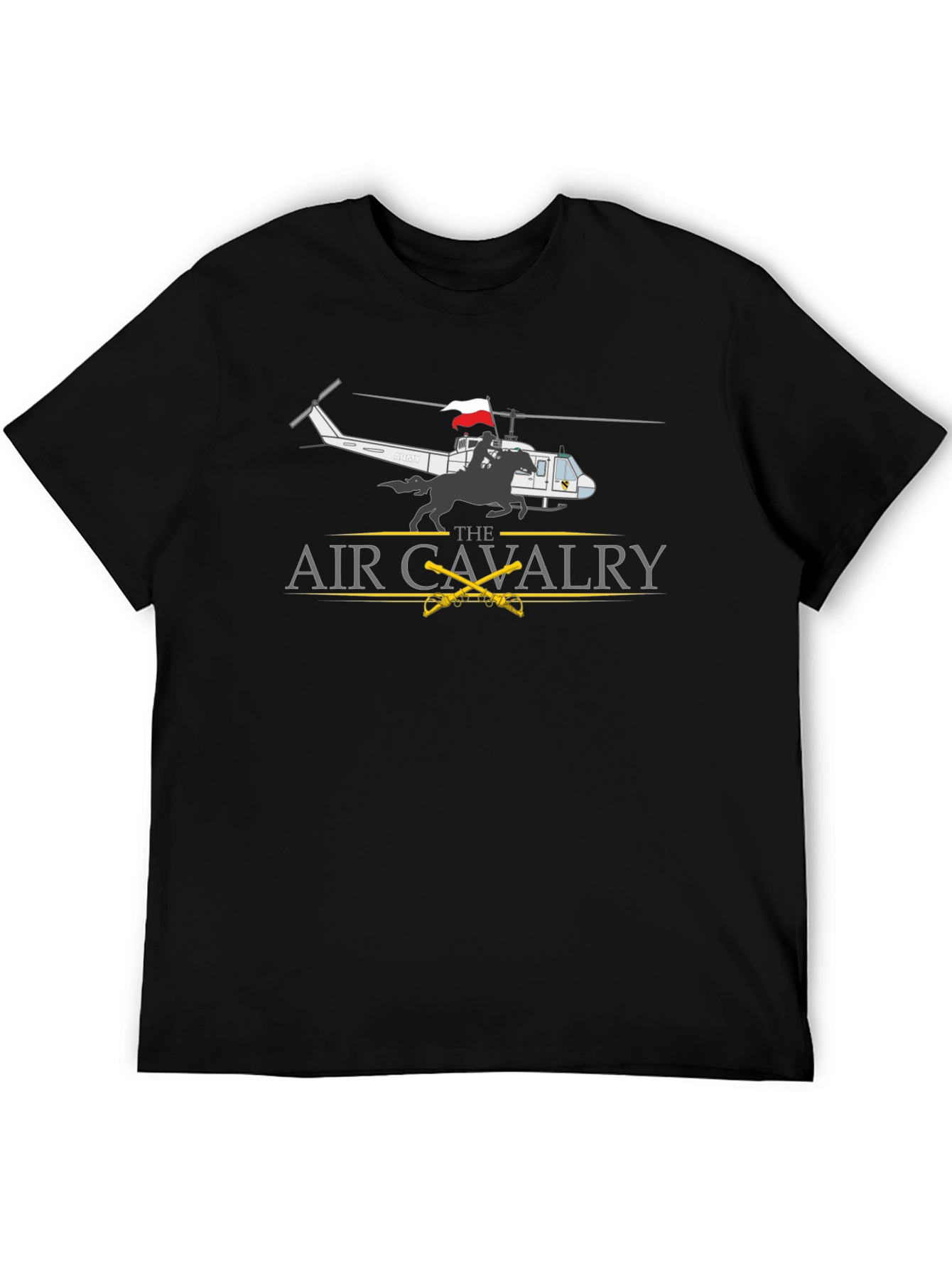 Air Cavalry T-Shirt - Helicopter Horseman Tee