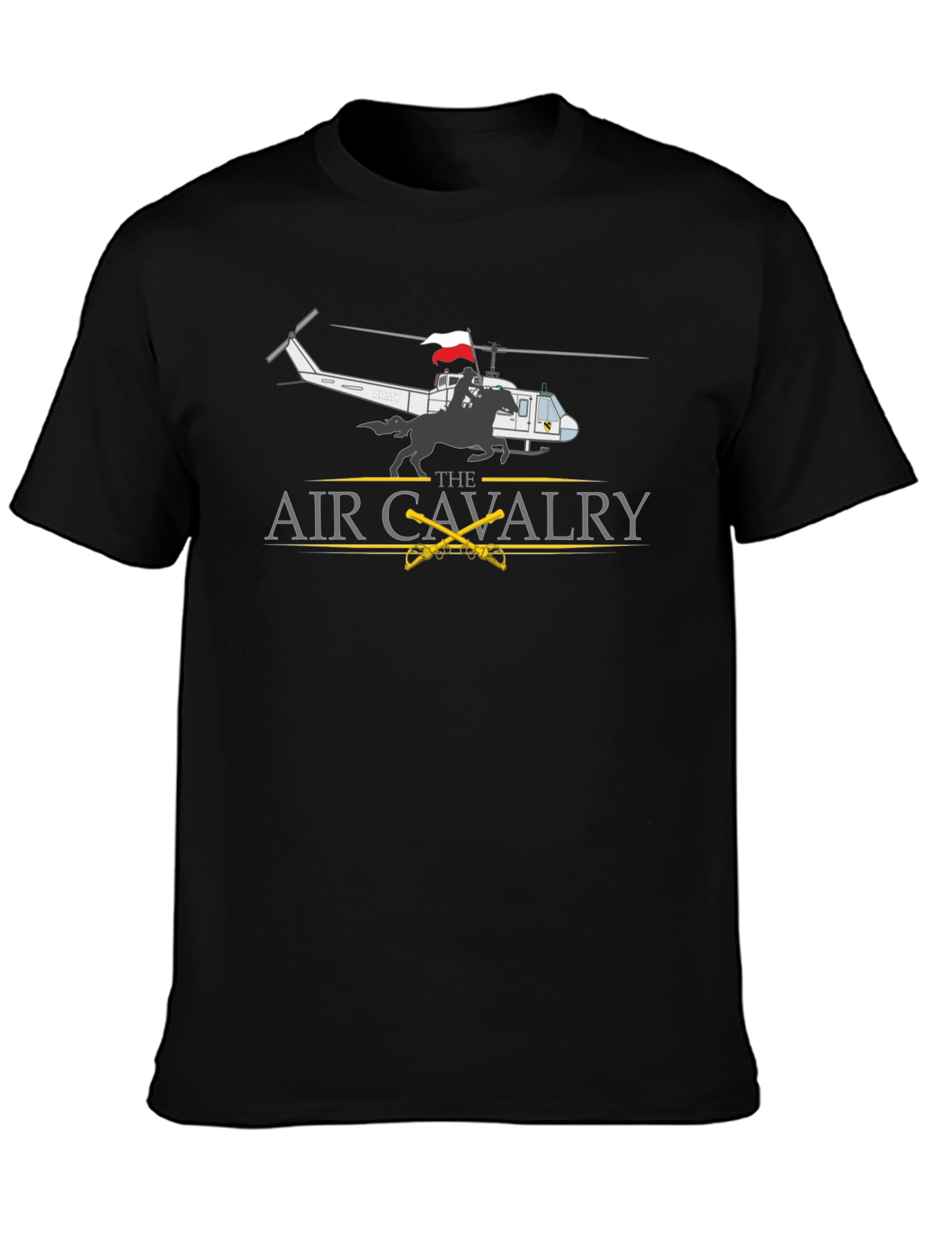 Air Cavalry T-Shirt - Helicopter Horseman Tee