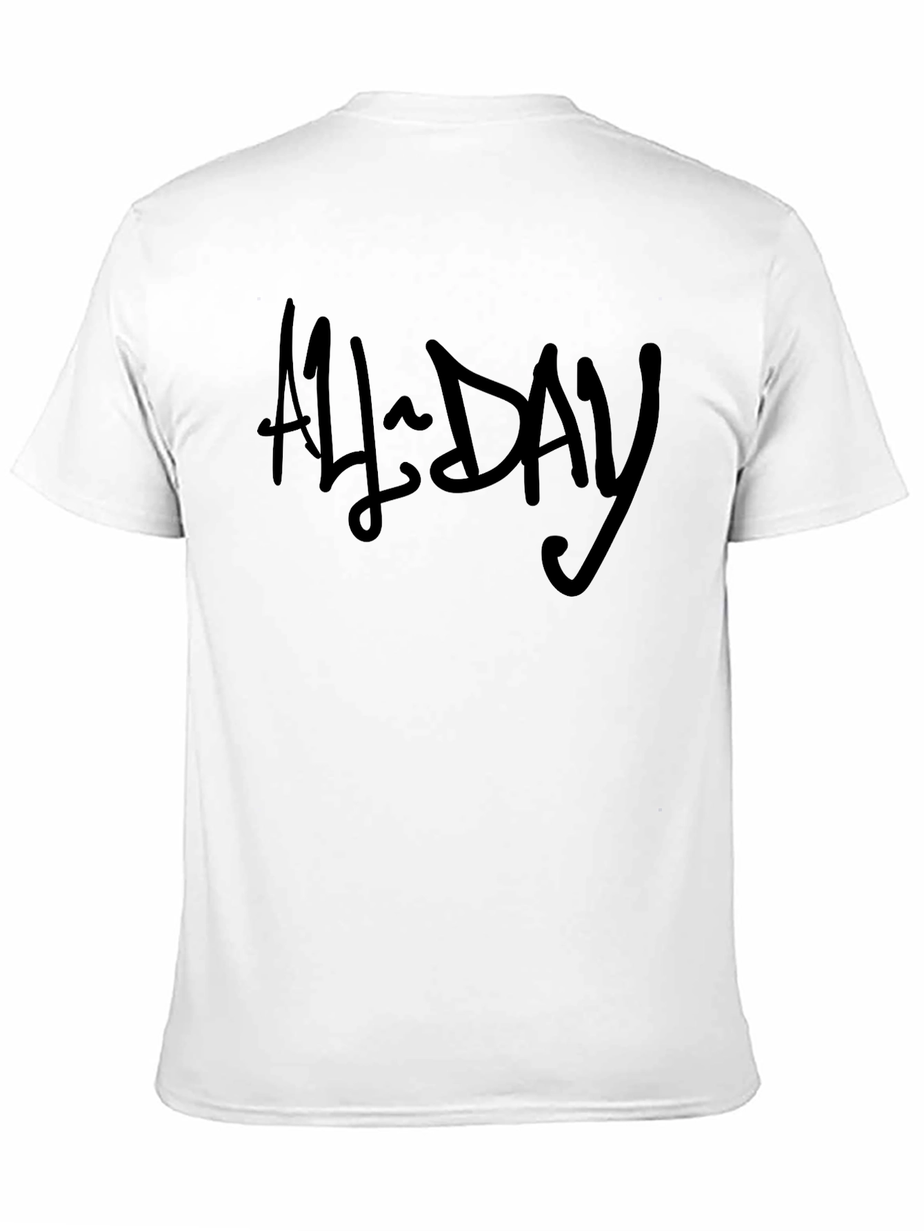 All Day Black Graphic T-Shirt